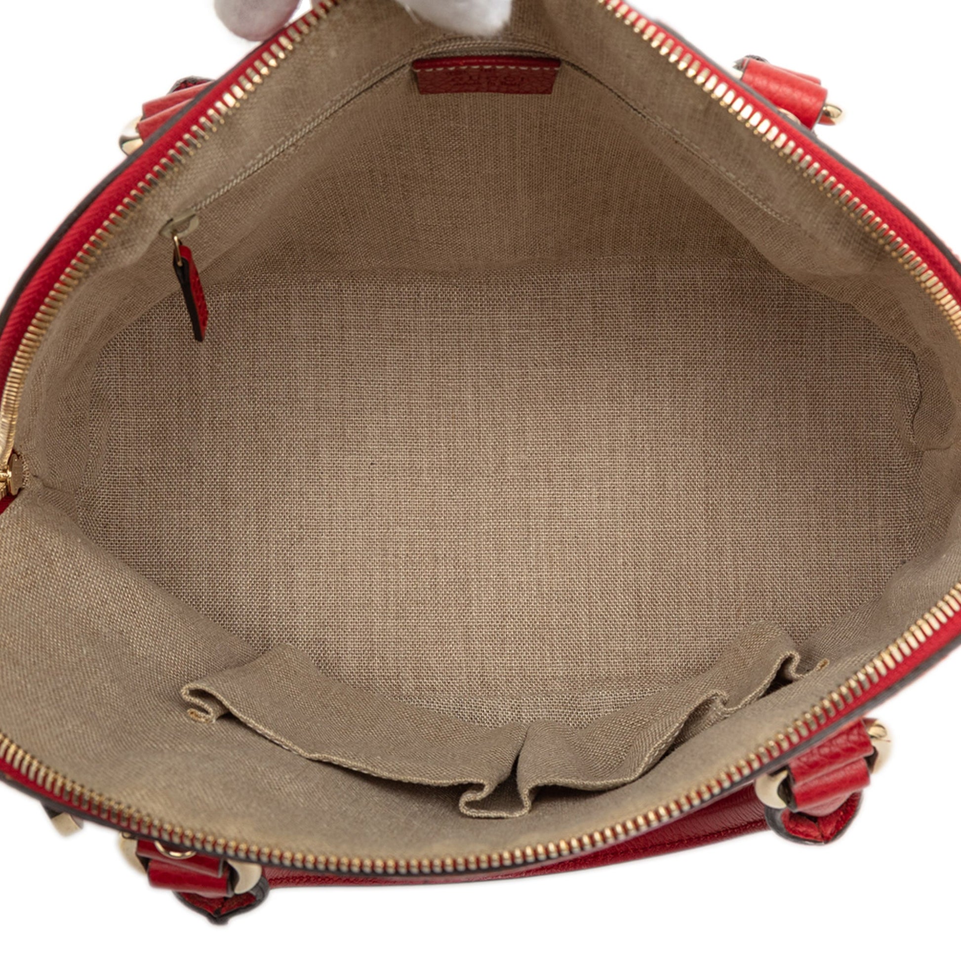 Gucci Small Dollar Calfskin GG Charm Dome Satchel