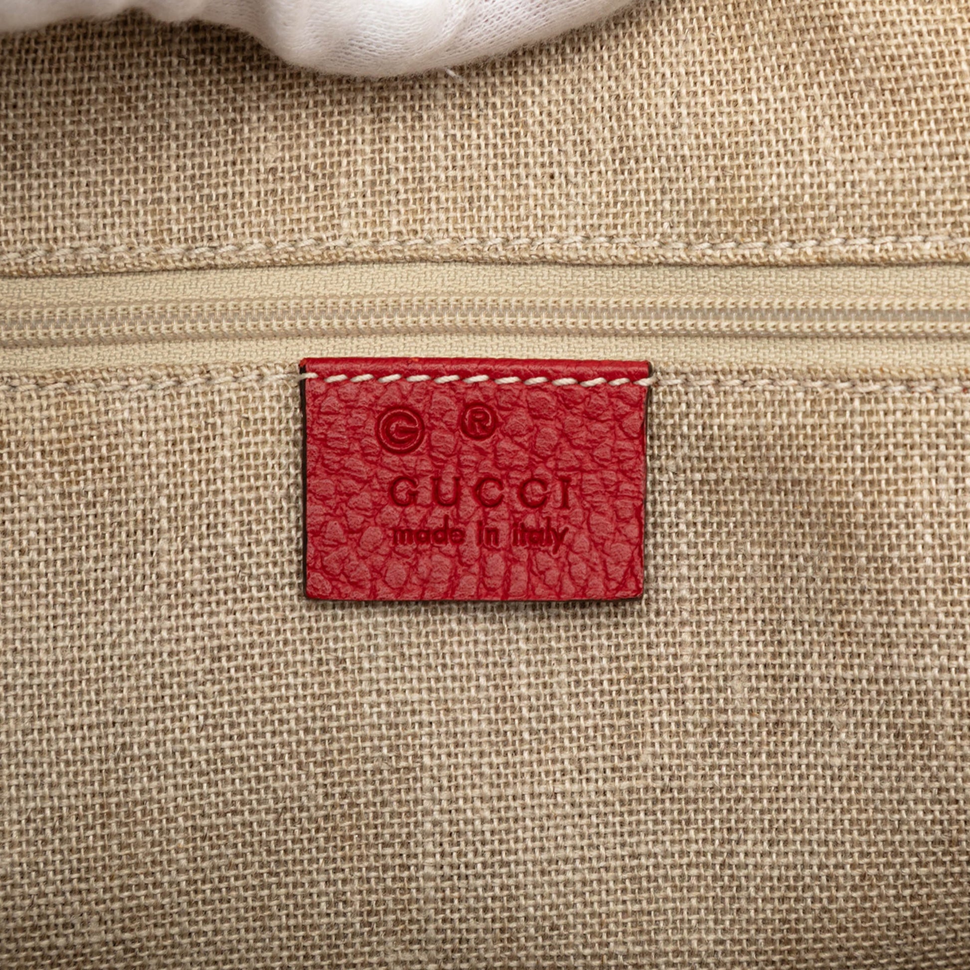 Gucci Small Dollar Calfskin GG Charm Dome Satchel