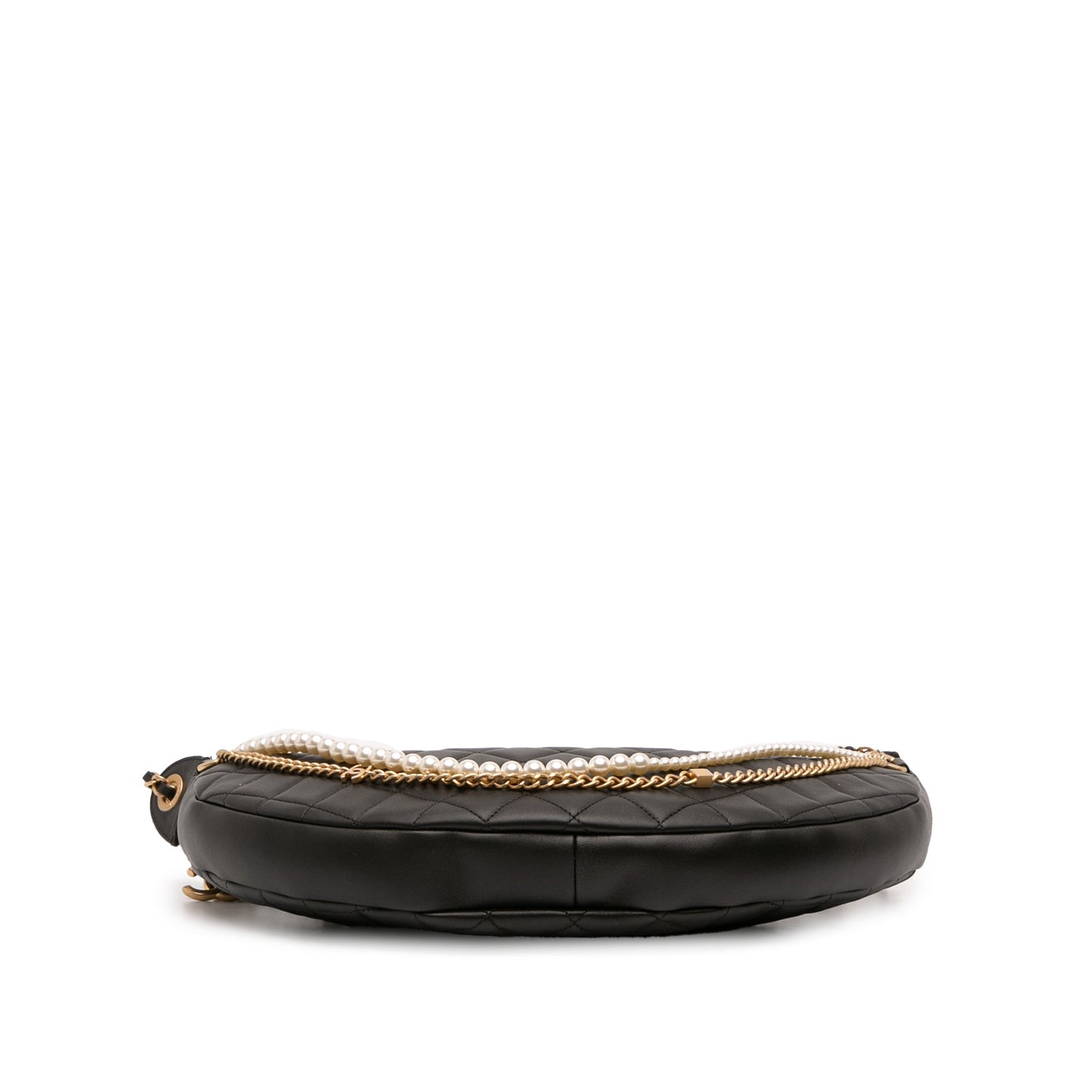 Chanel Quilted Lambskin All About Chains Hobo