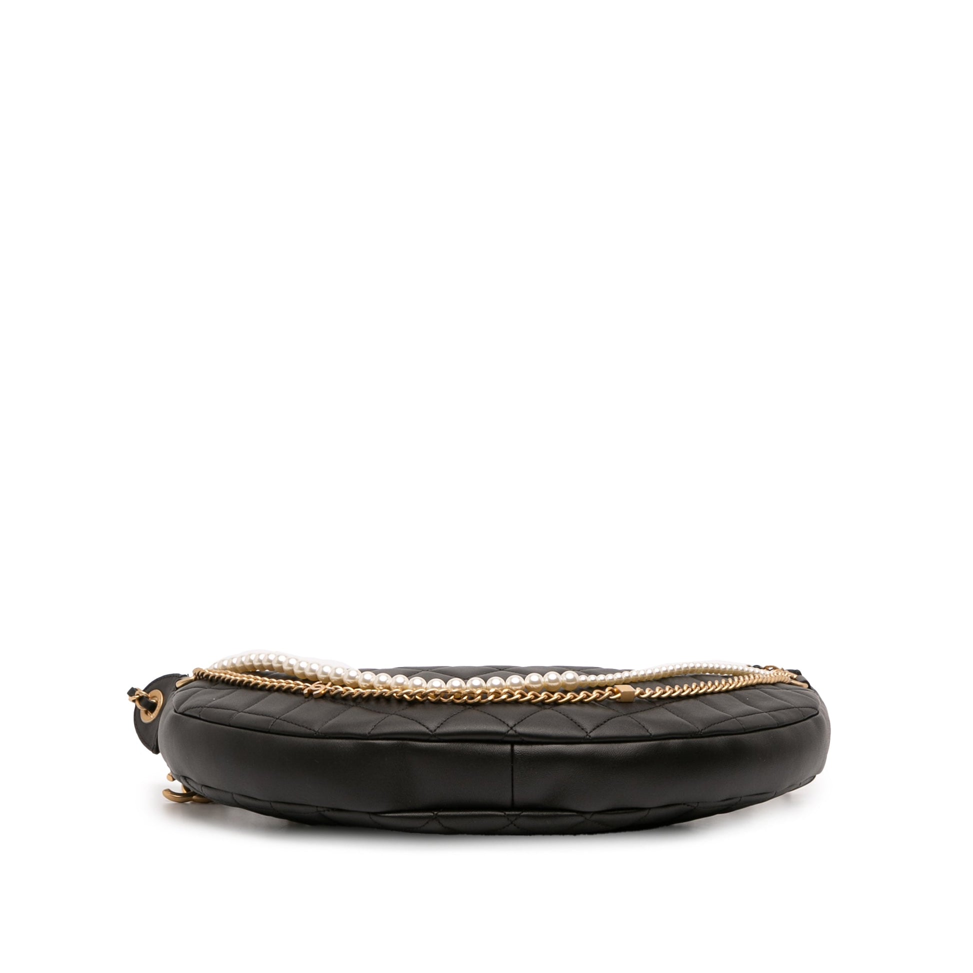 Chanel Quilted Lambskin All About Chains Hobo