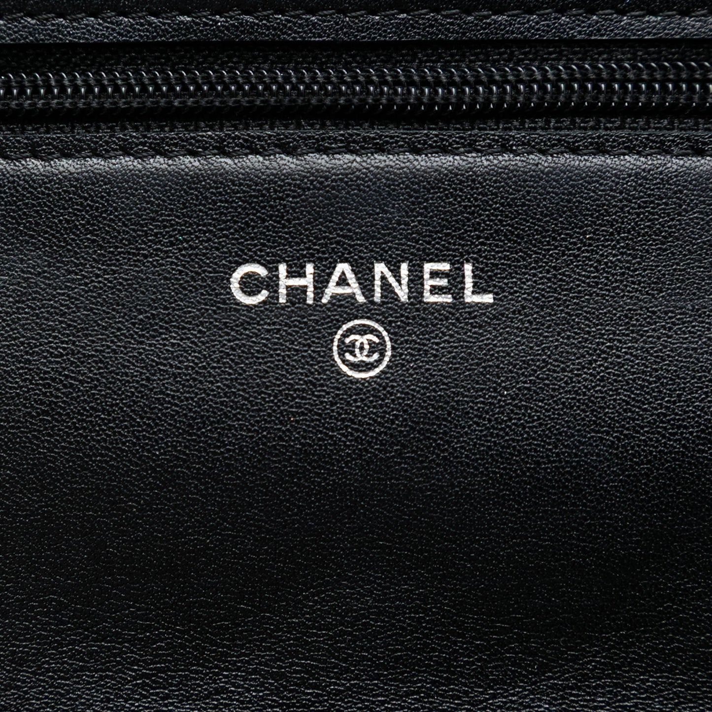 Chanel CC Quilted Patent Brilliant Wallet On Chain