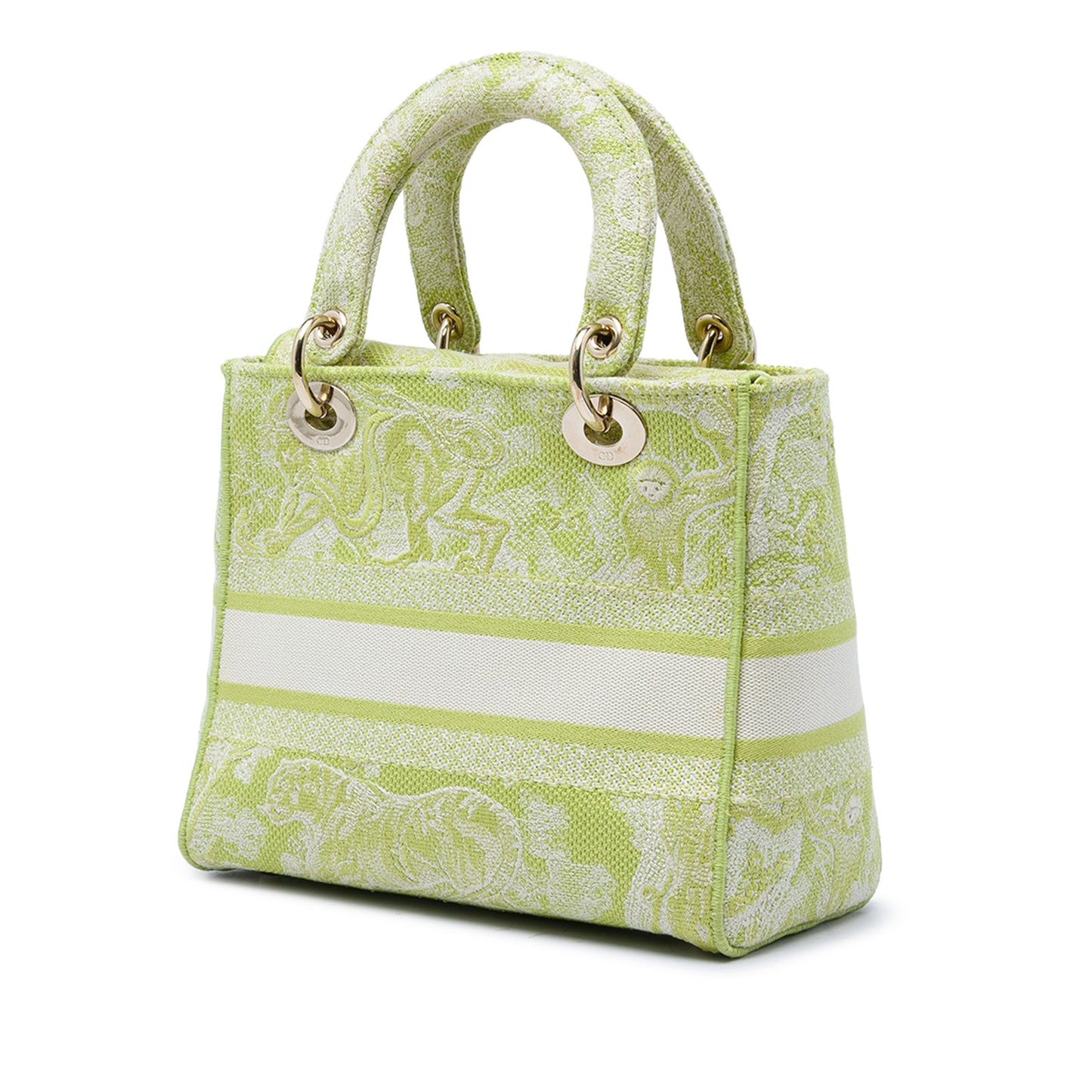 Dior Medium Embroidered Canvas Toile de Jouy Lady D Lite