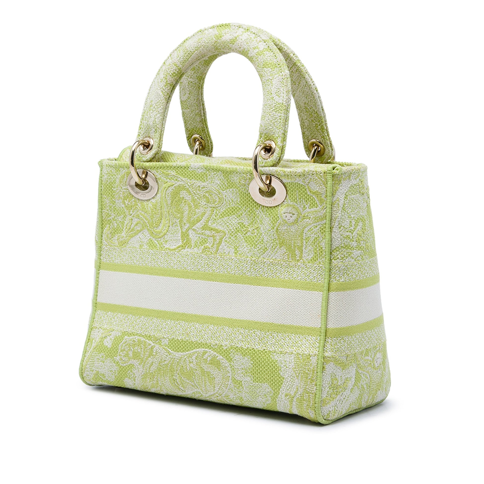 Dior Medium Embroidered Canvas Toile de Jouy Lady D Lite