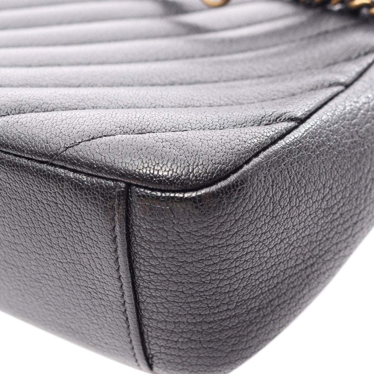 Chanel Small CC Diagonal Quilted Goatskin Flap