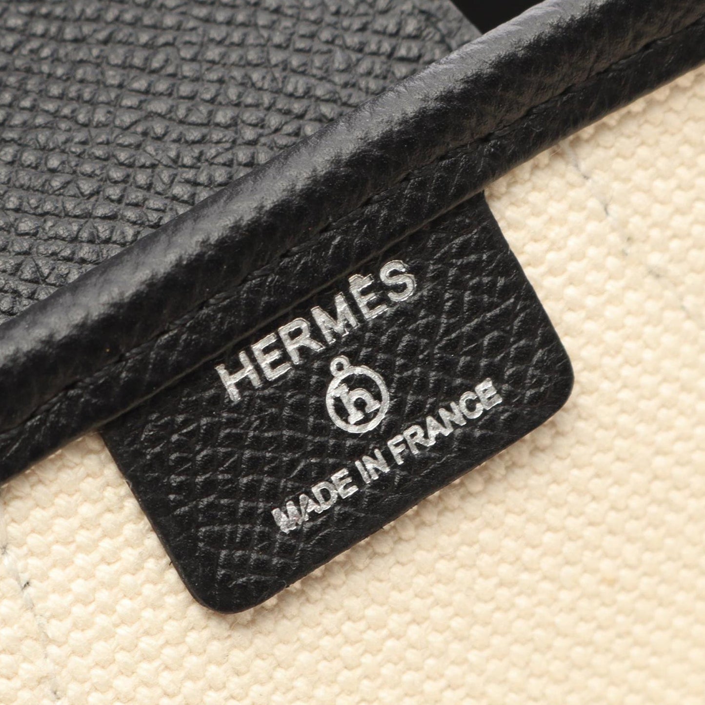 Hermès Toile and Epsome Monsieur B Cutting Tote