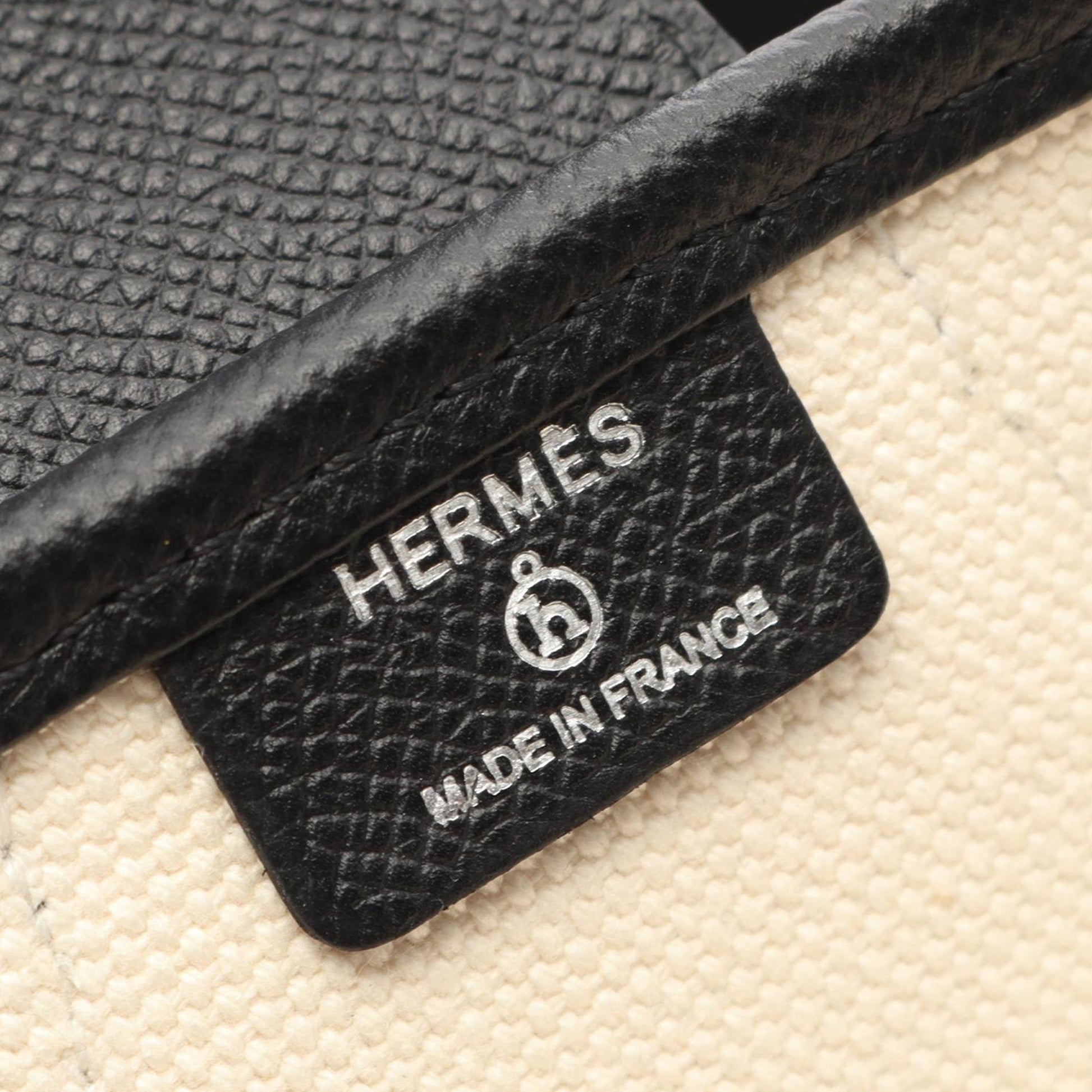 Hermès Toile and Epsome Monsieur B Cutting Tote