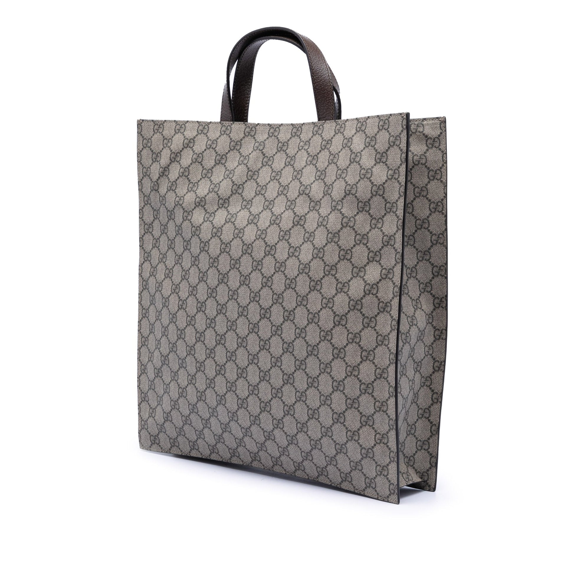 Gucci GG Supreme Butterfly and Flower Embroidery Convertible Soft Tote