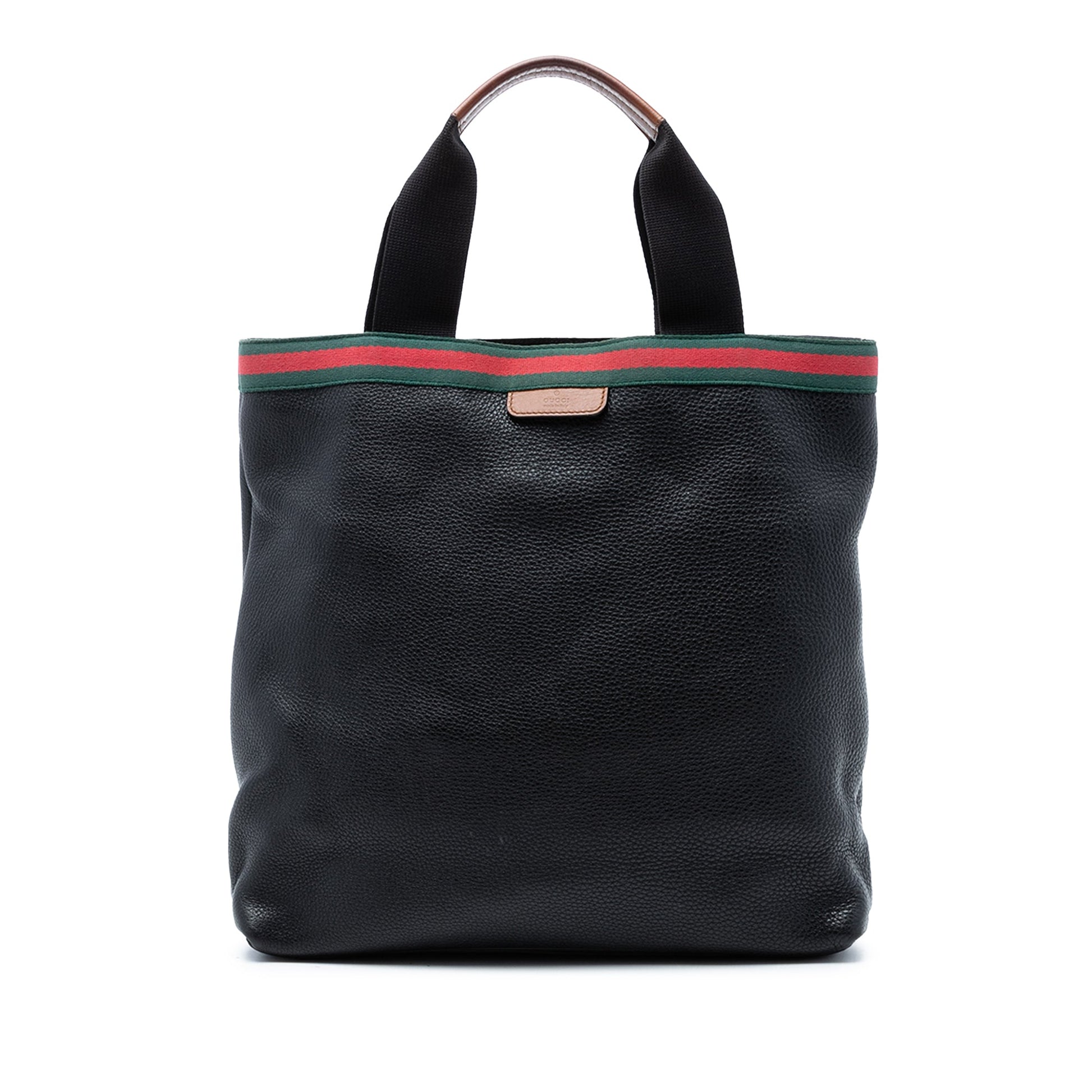Gucci Calfskin Web Tote