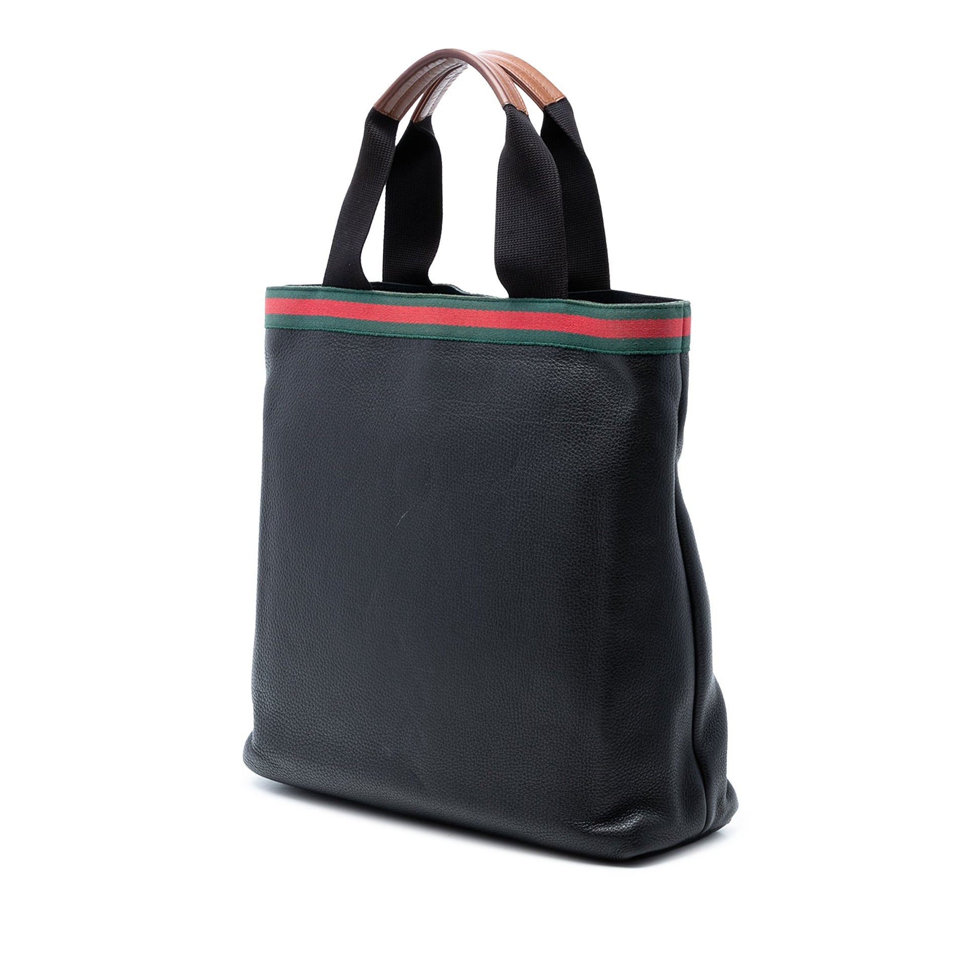 Gucci Calfskin Web Tote