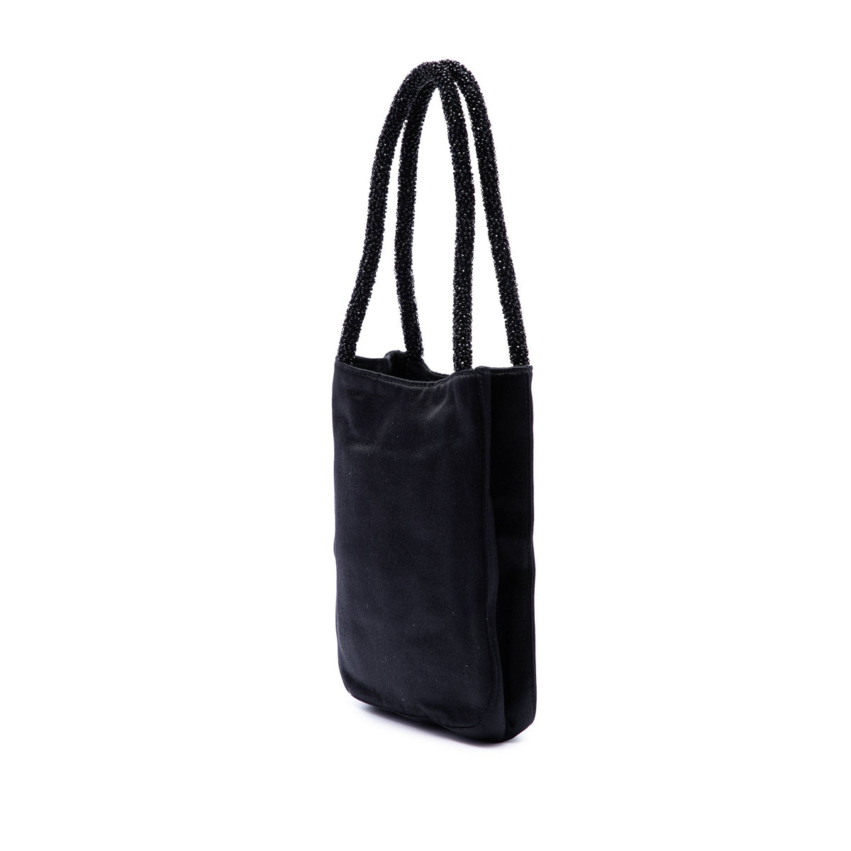 Gucci Mini Satin Beaded Handbag — Black
