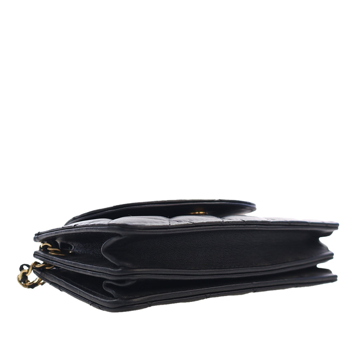 Chanel Mini CC Quilted Lambskin Phone Holder On Chain
