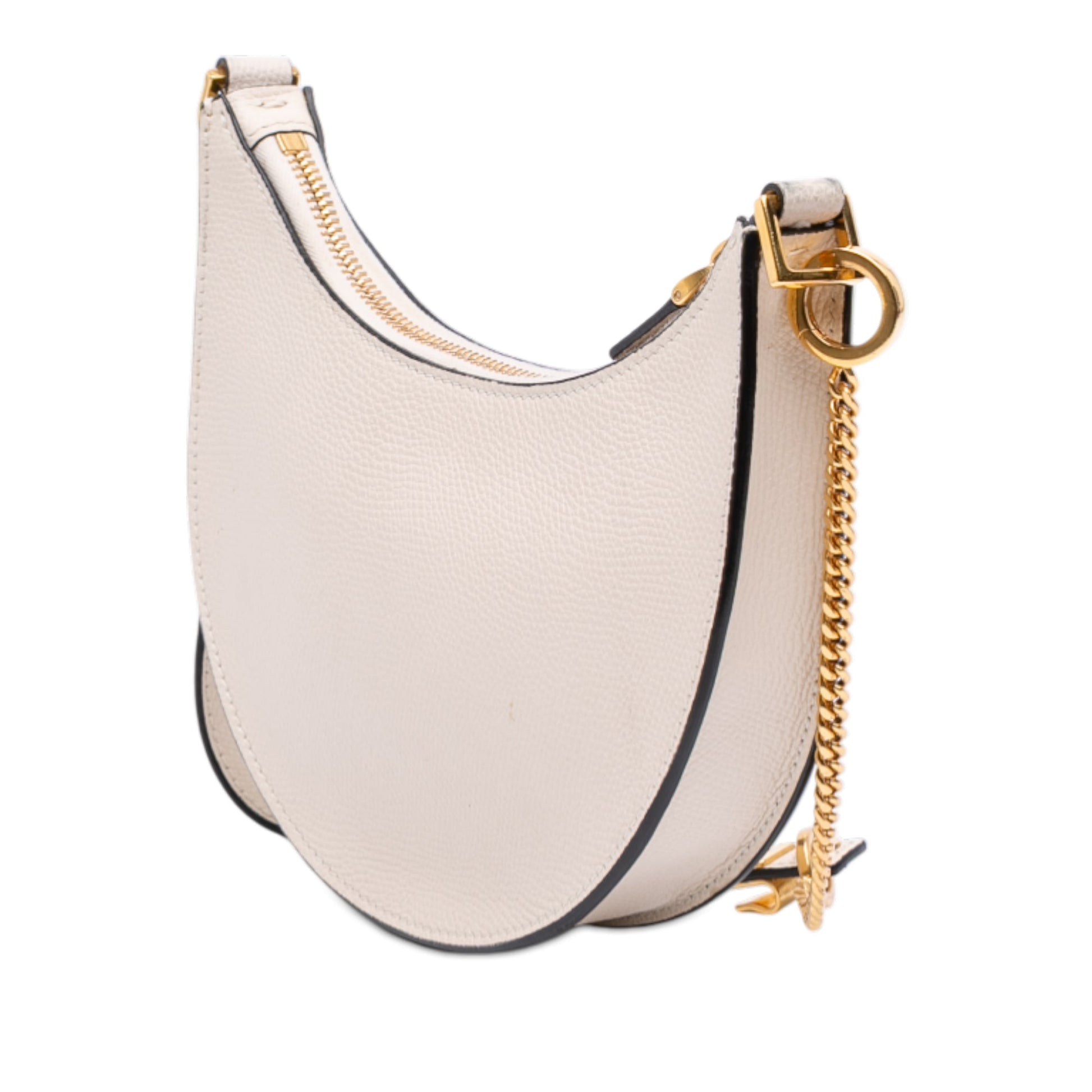 Valentino Mini Grainy Calfskin VLogo Hobo