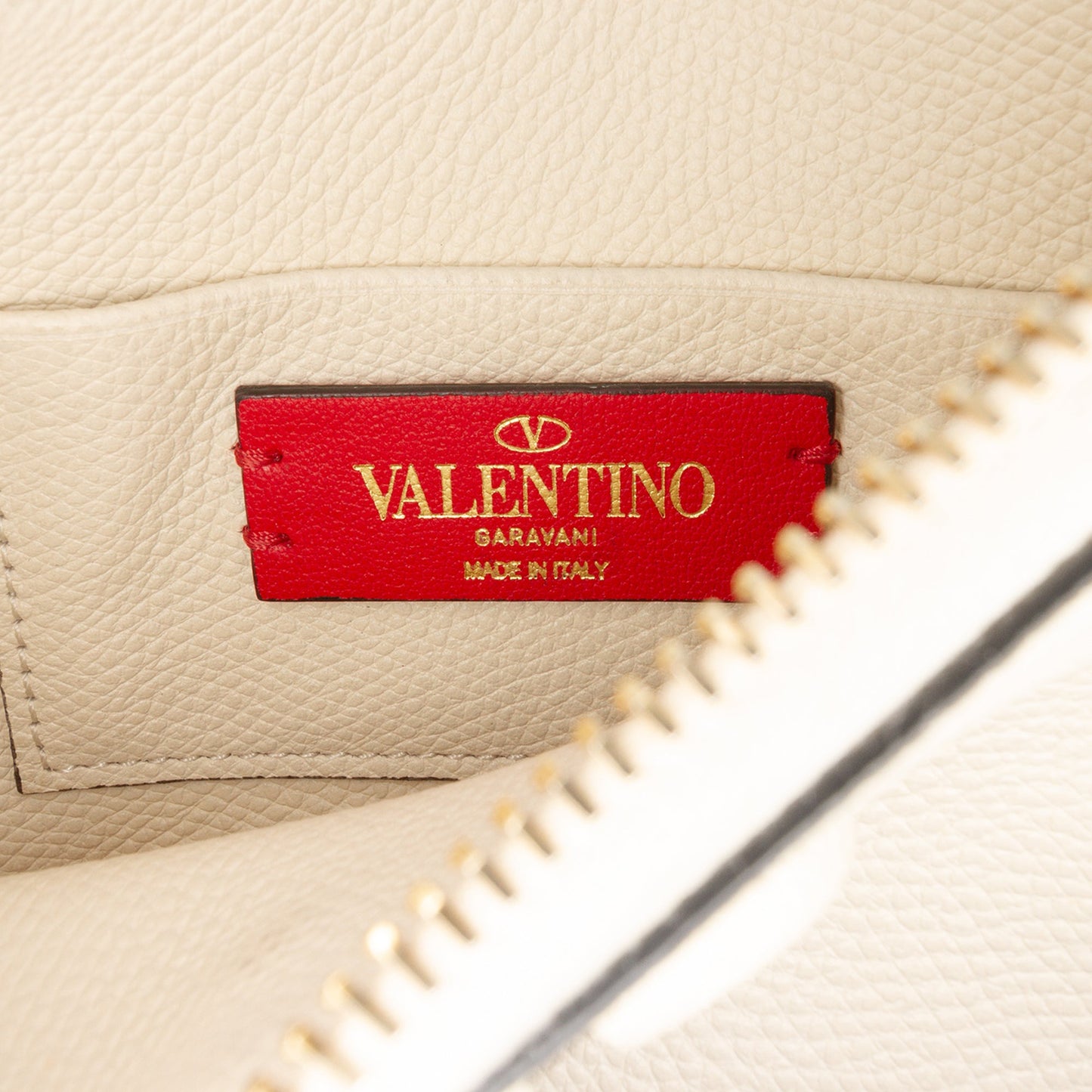 Valentino Mini Grainy Calfskin VLogo Hobo