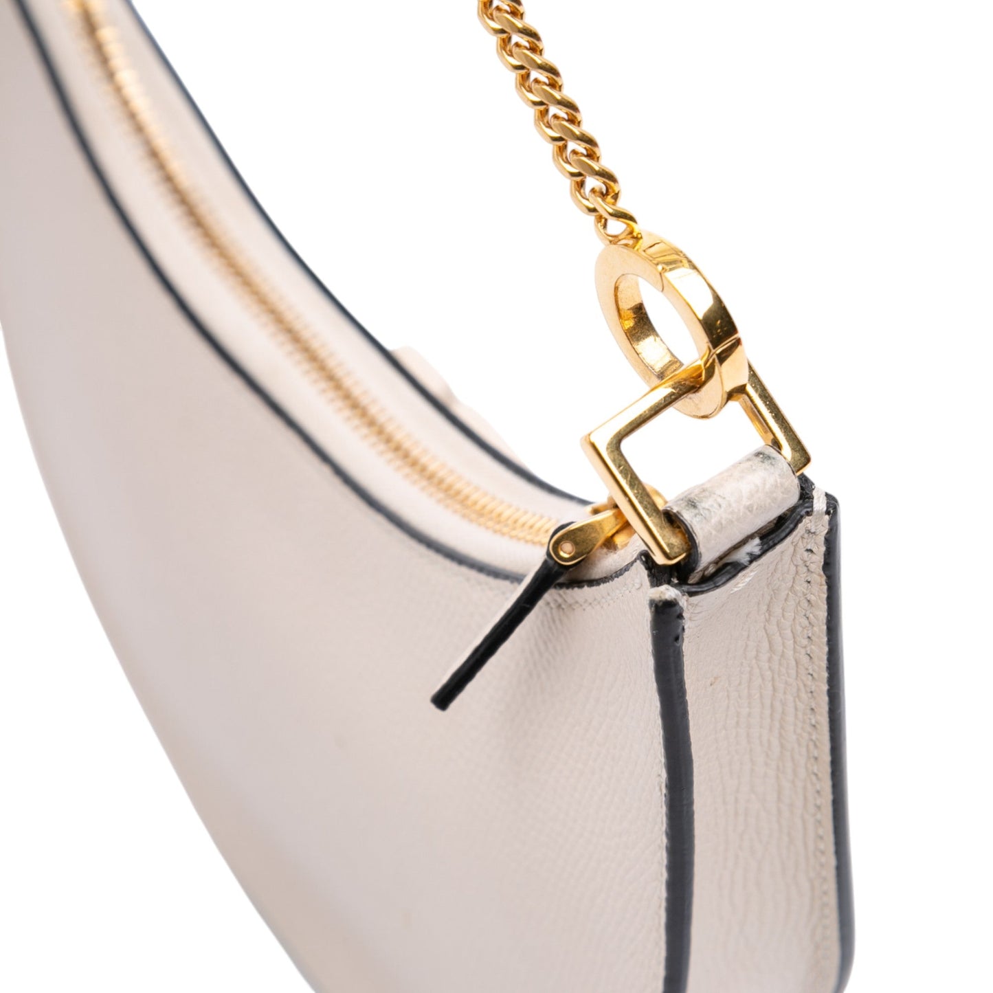 Valentino Mini Grainy Calfskin VLogo Hobo