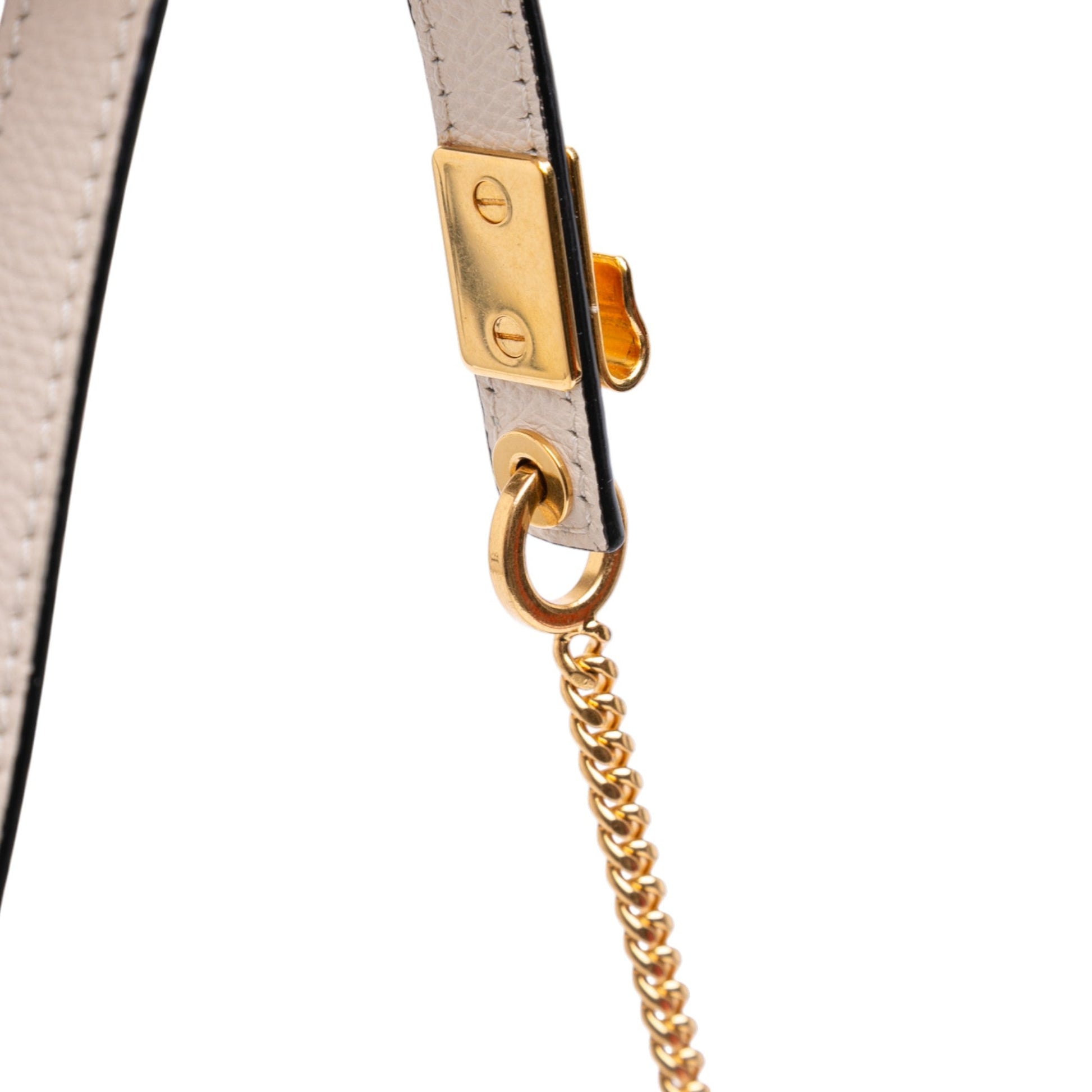 Valentino Mini Grainy Calfskin VLogo Hobo