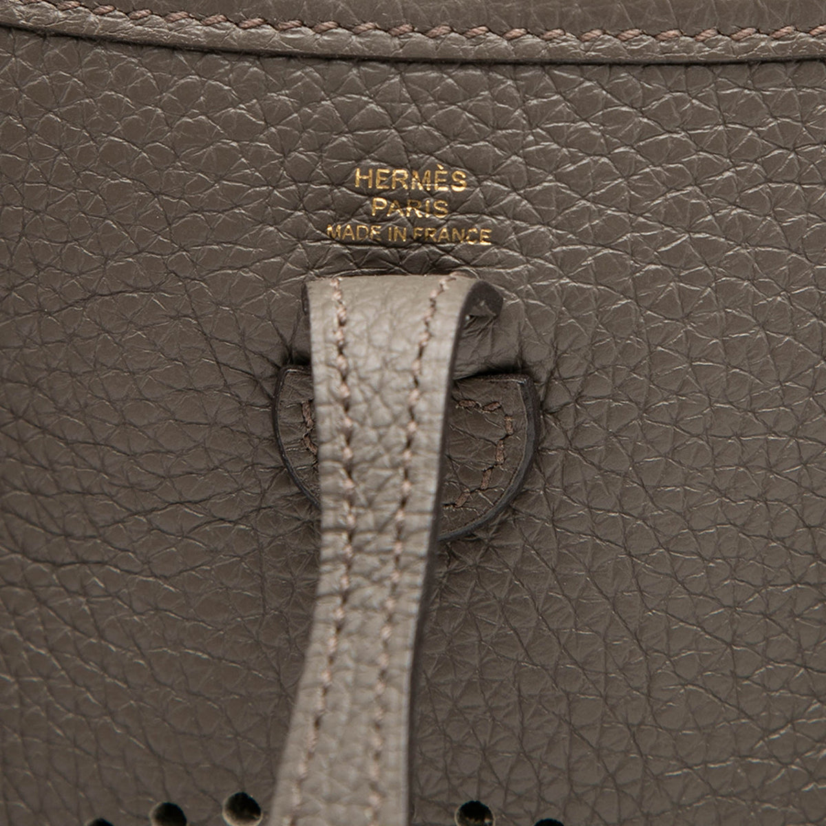 Hermès Clemence Evelyne Amazone TPM — Gray