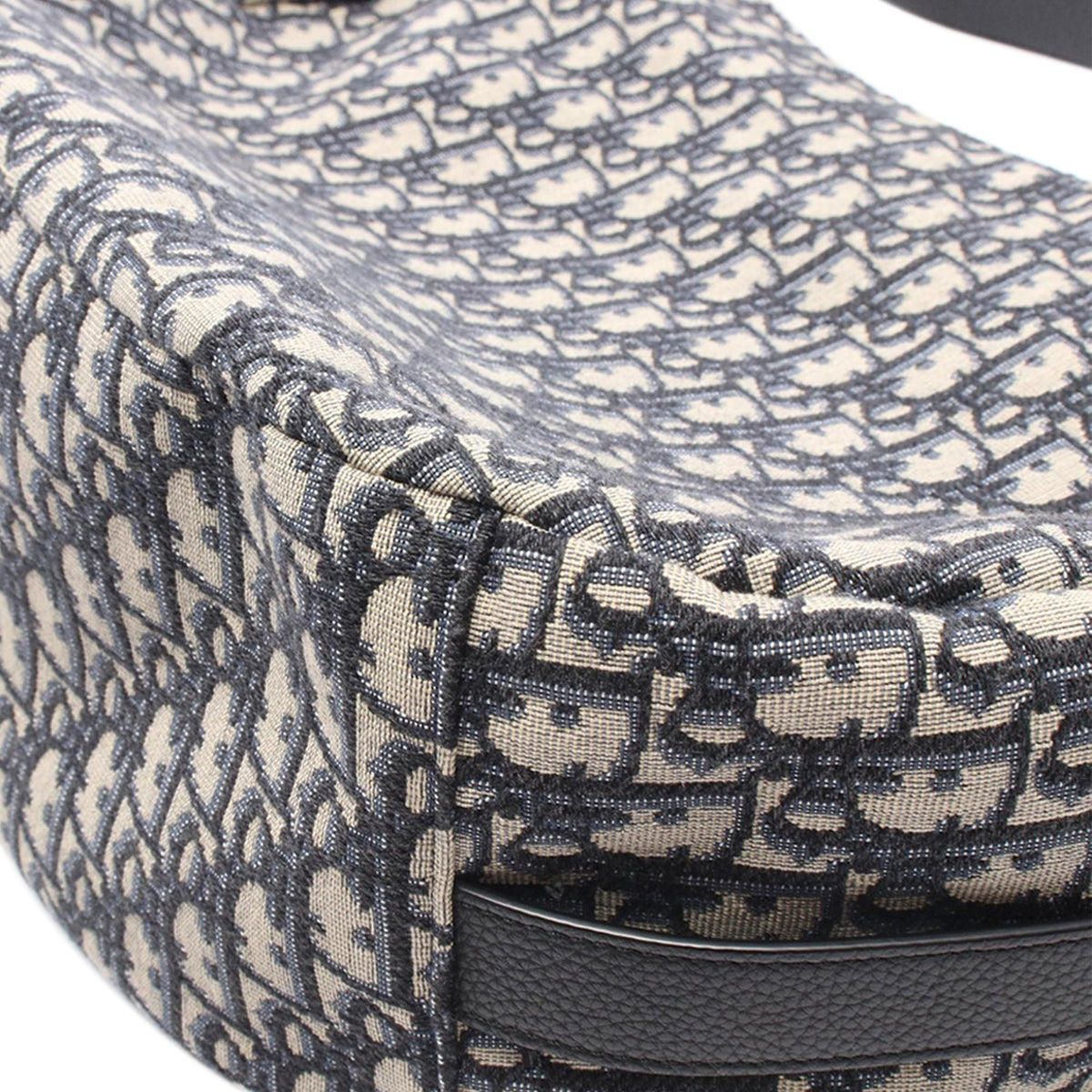 Dior Oblique Canvas Soft Saddle Satchel