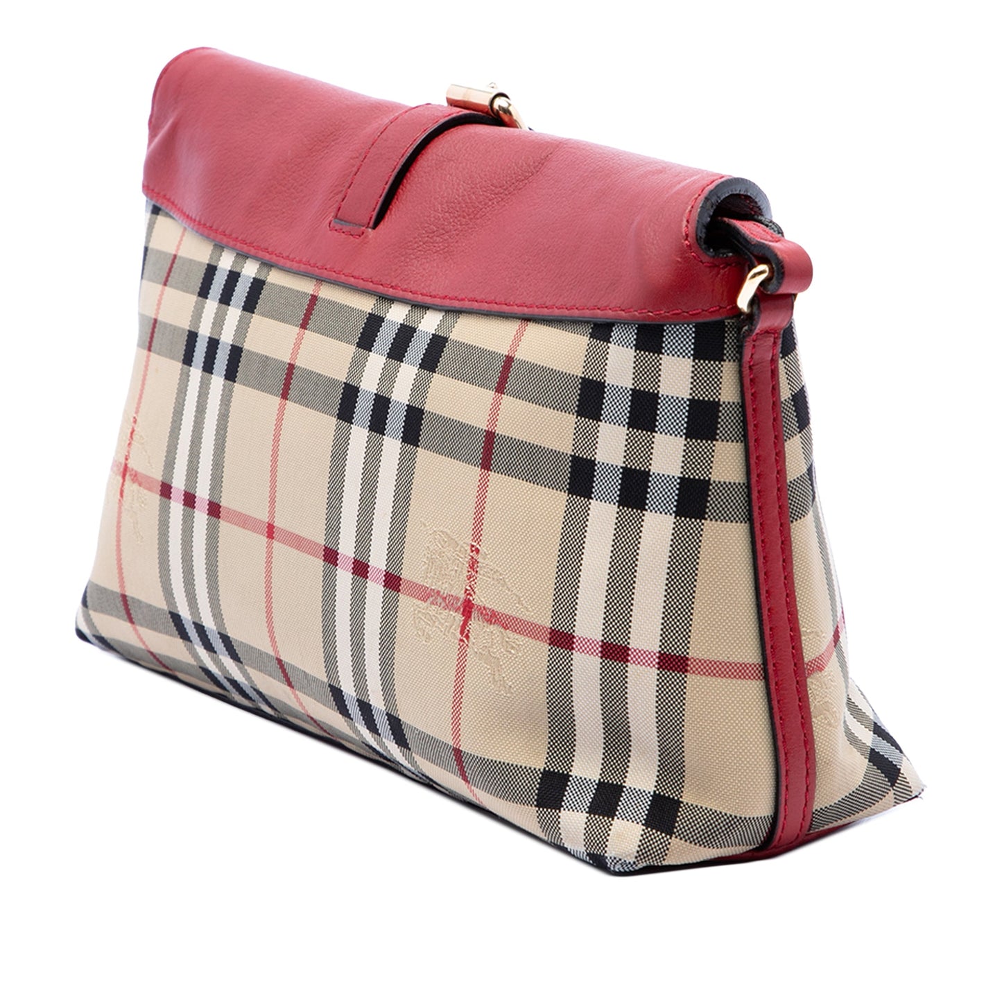 Burberry Haymarket Check Canvas Leah Crossbody