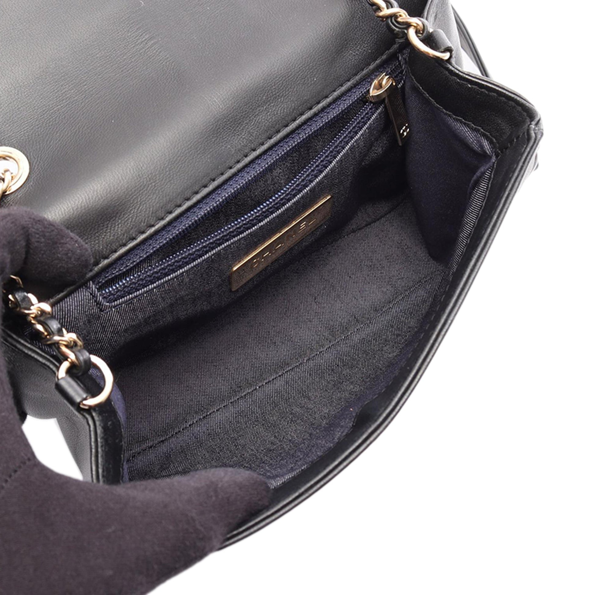 Chanel Lambskin CC Mania Flap