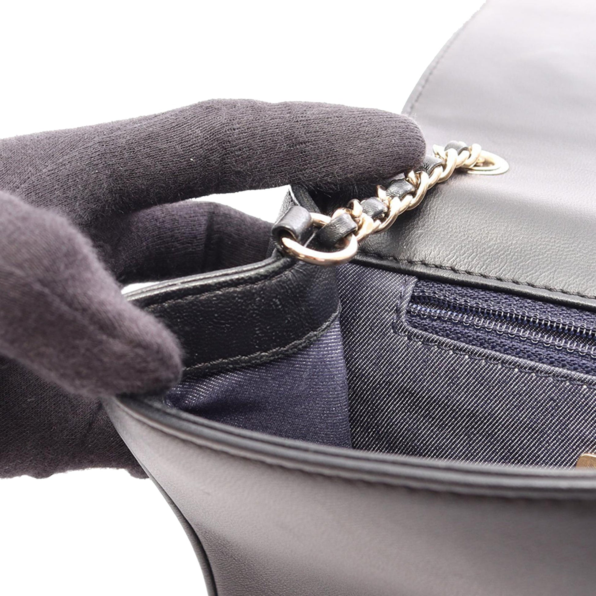 Chanel Lambskin CC Mania Flap