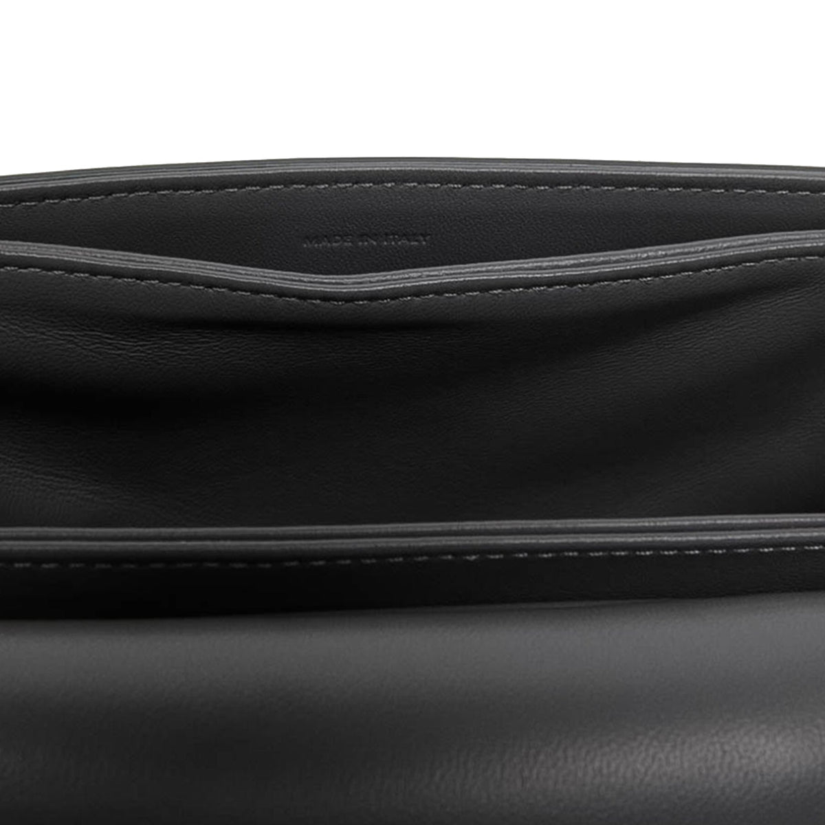 Celine Classique Shiny Calfskin Triomphe Crossbody — Gray