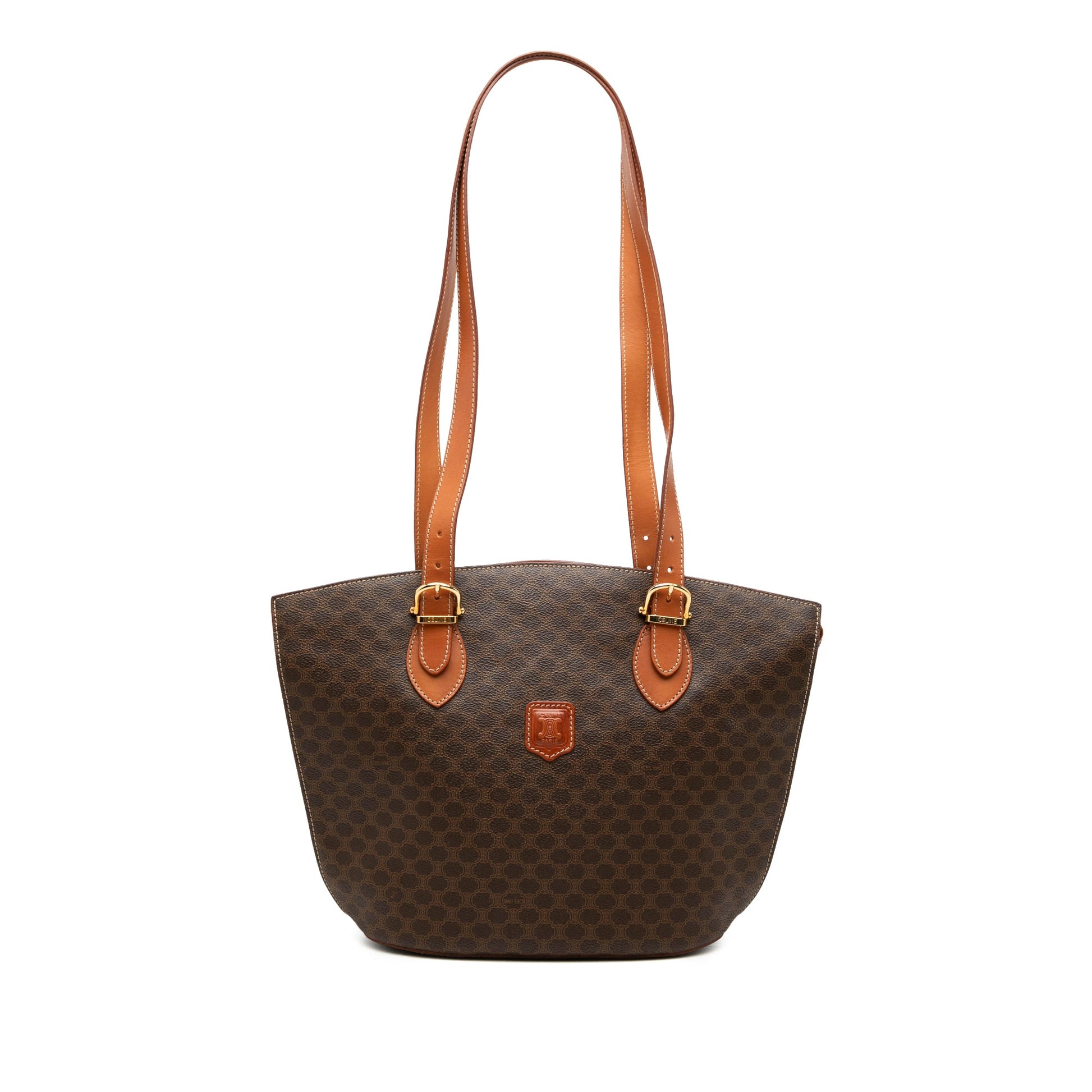 Celine Macadam Coated Canvas Tote
