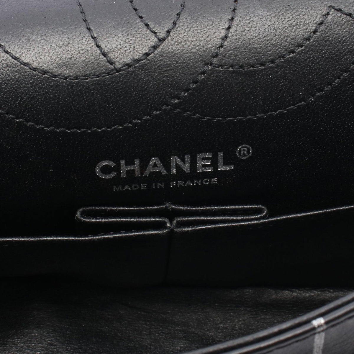 Chanel Quilted Striped Aged Calfskin Reissue 2.55 Double Flap 225