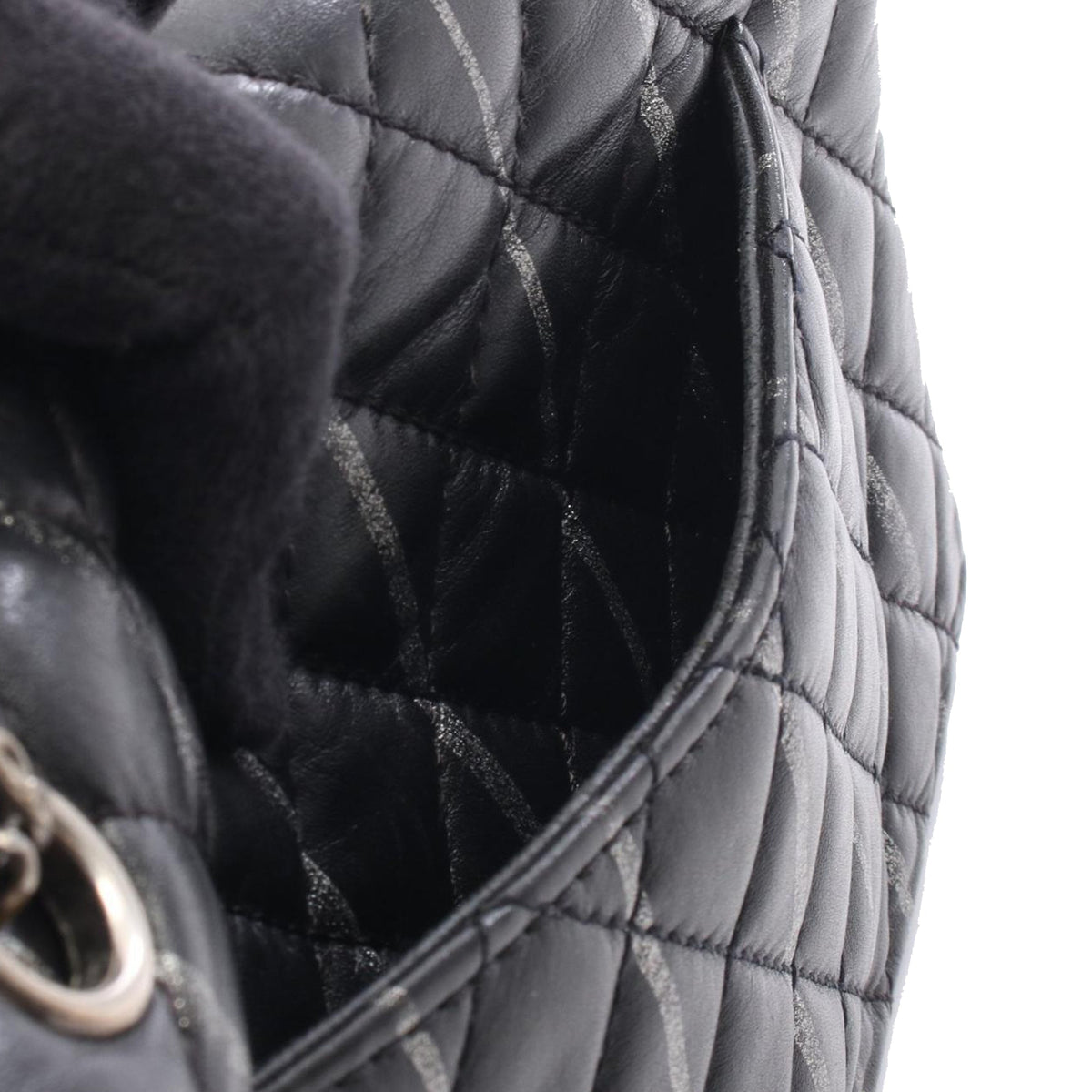 Chanel Quilted Striped Aged Calfskin Reissue 2.55 Double Flap 225