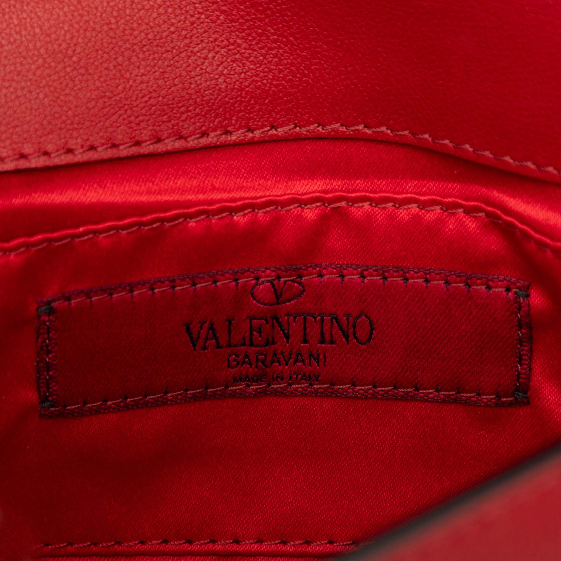 Valentino Leather Rockstud Chain Flap Crossbody