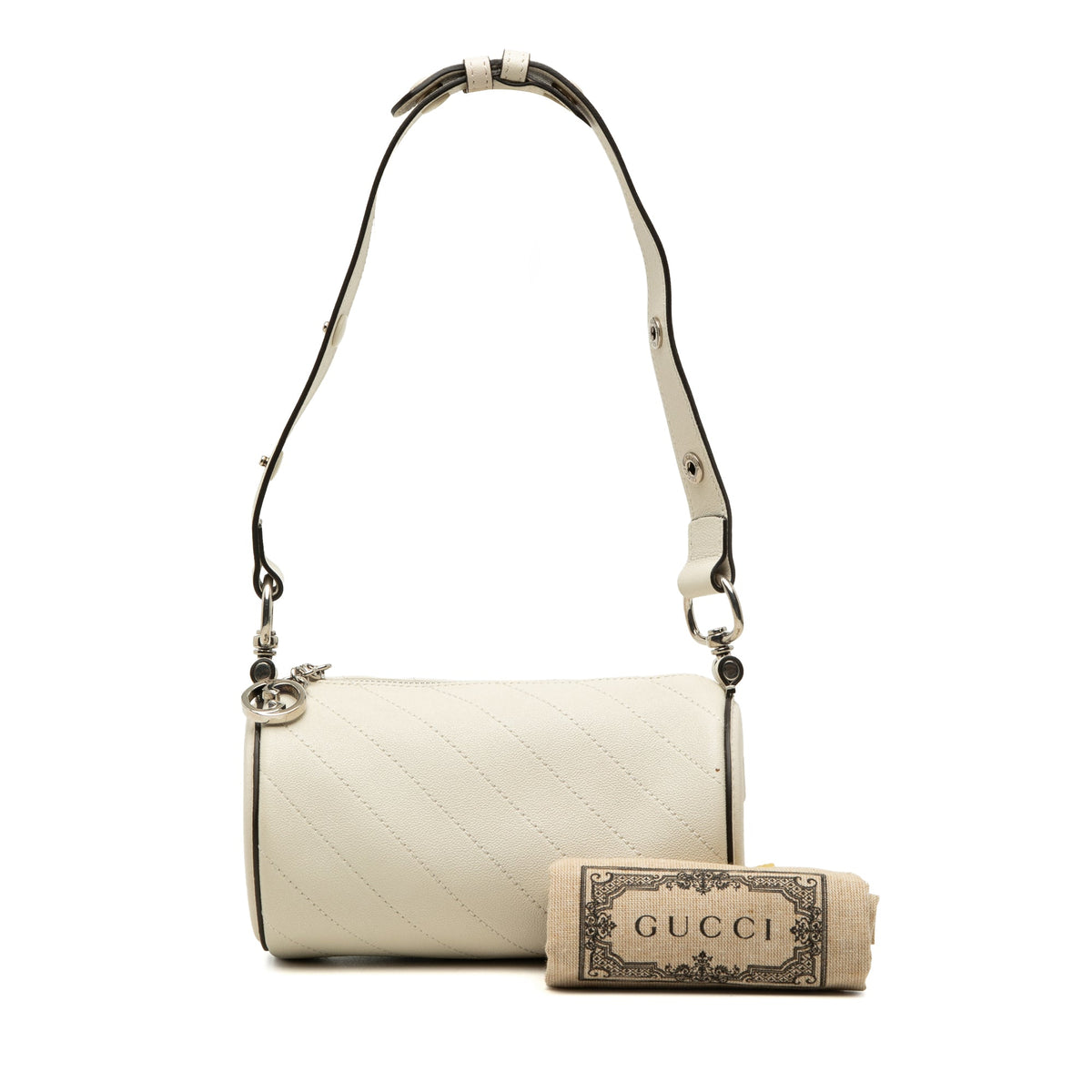 Gucci Mini Calfskin Blondie Barrel Shoulder Bag