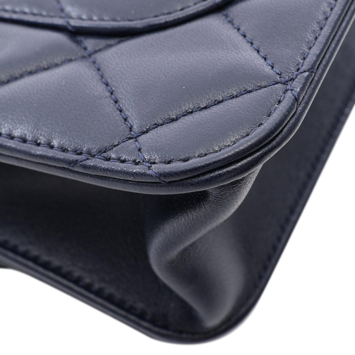 Chanel CC Quilted Lambskin Single Flap