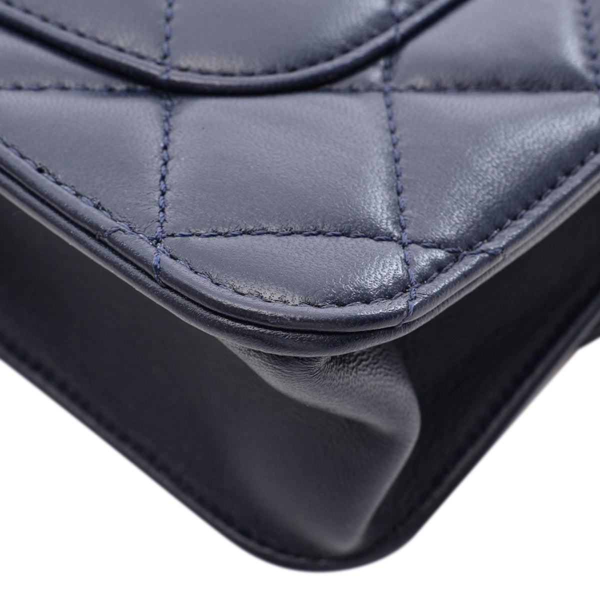 Chanel CC Quilted Lambskin Single Flap