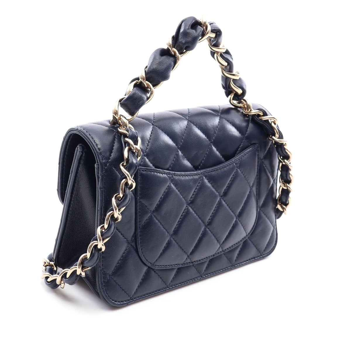 Chanel CC Quilted Lambskin Single Flap