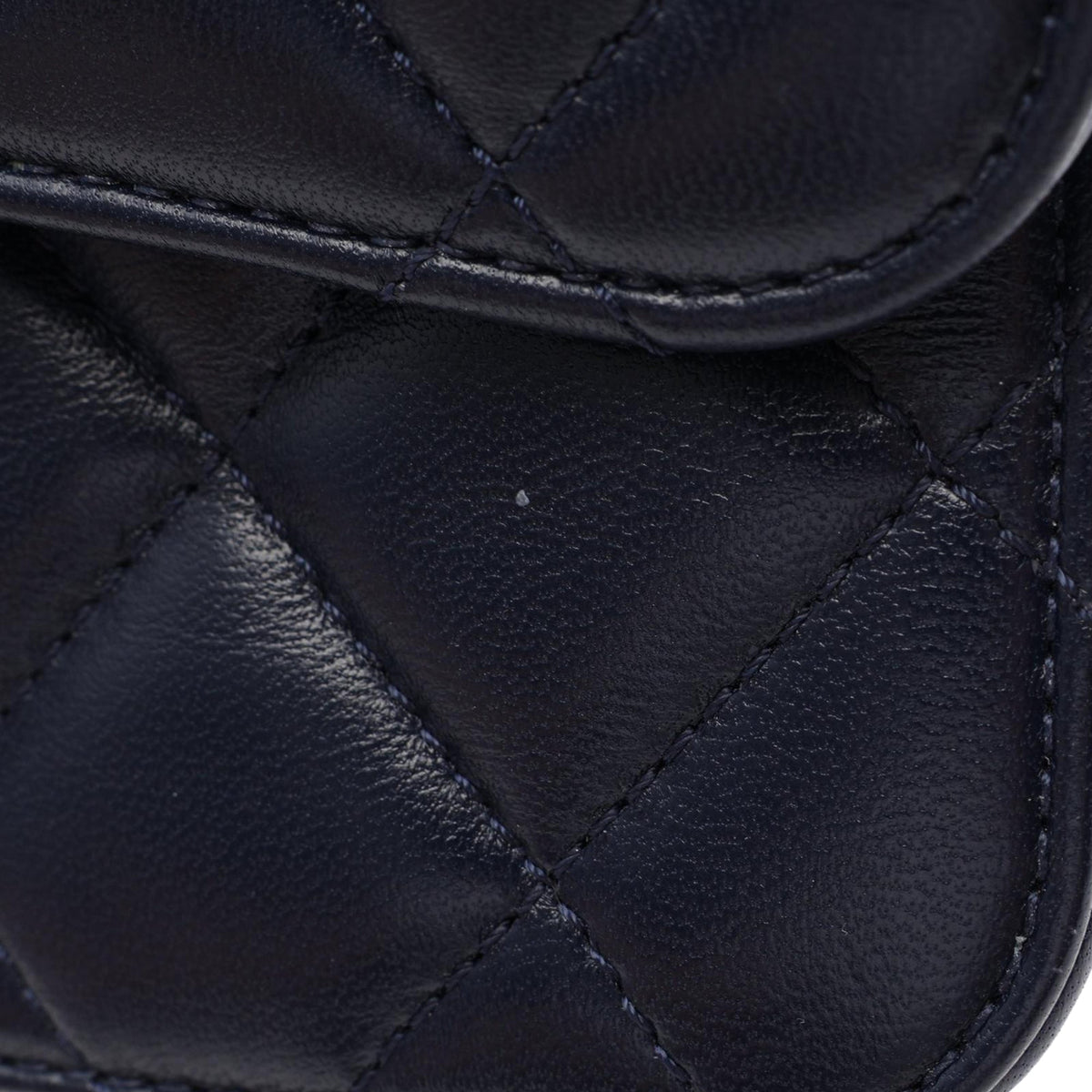 Chanel CC Quilted Lambskin Single Flap