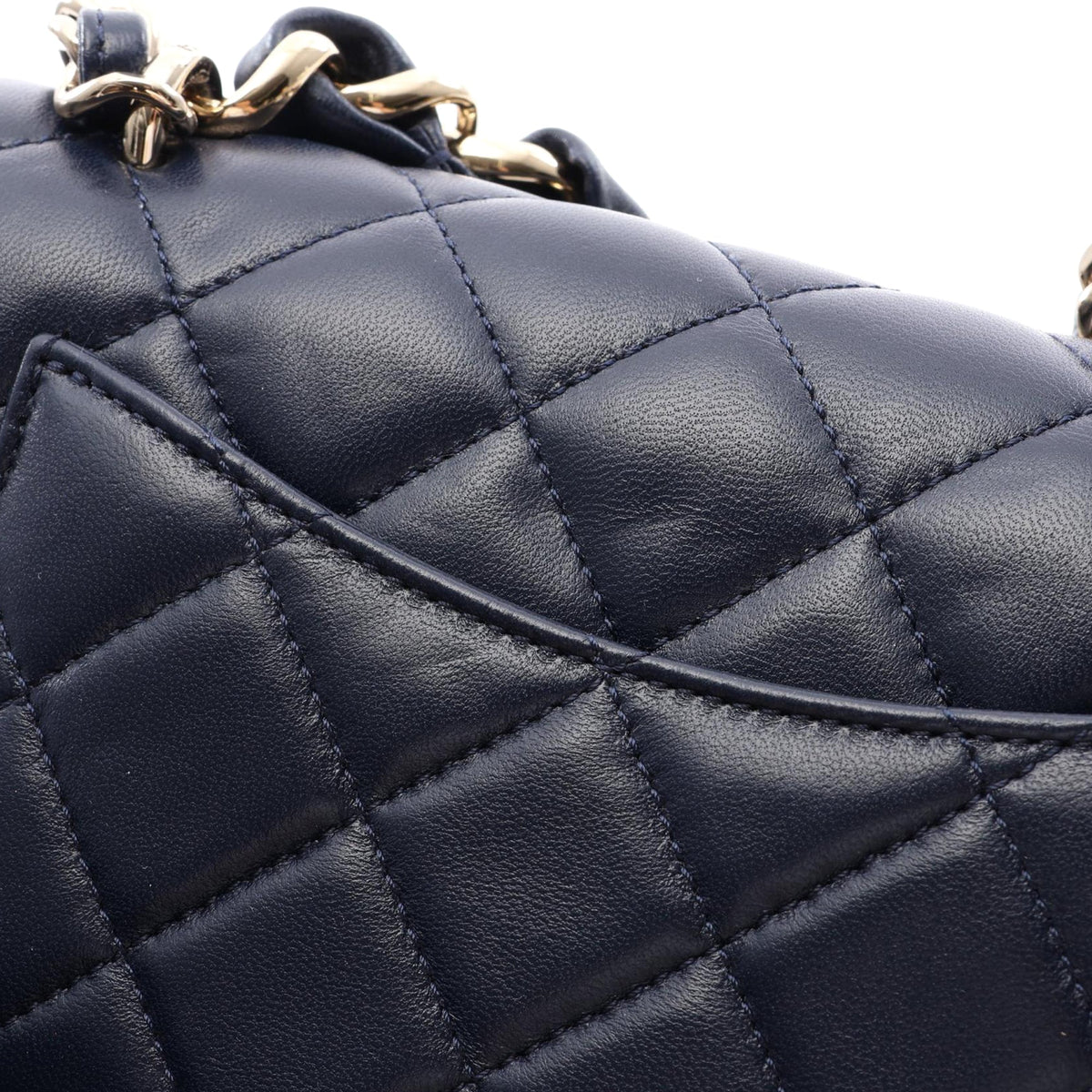 Chanel CC Quilted Lambskin Single Flap