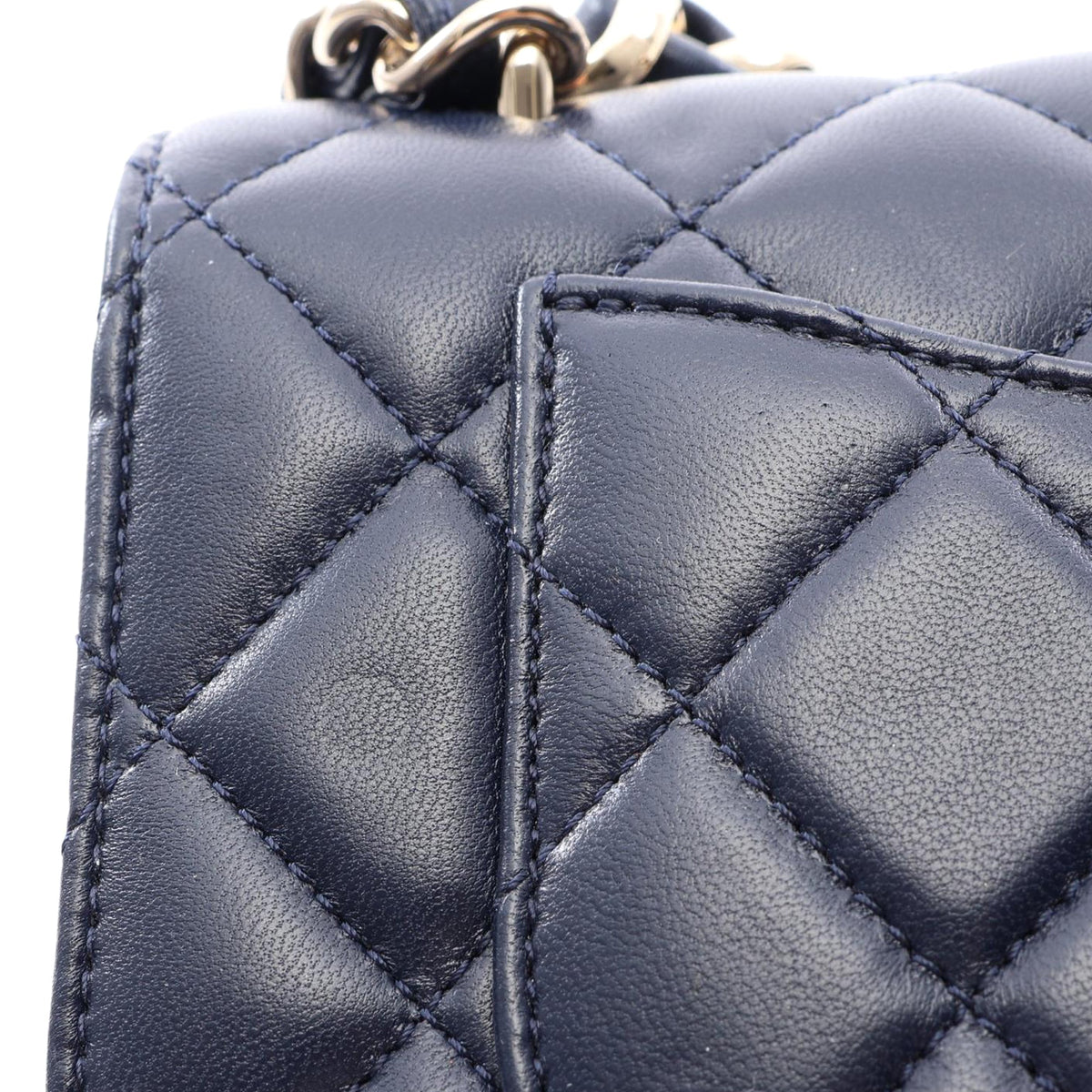 Chanel CC Quilted Lambskin Single Flap