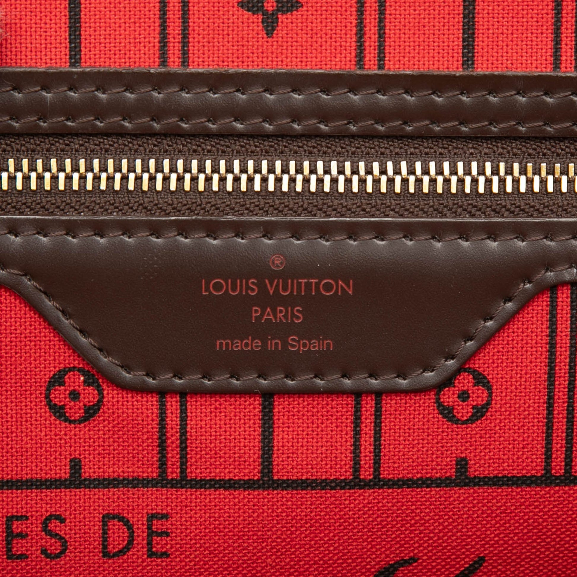 Louis Vuitton Damier Ebene Neverfull MM