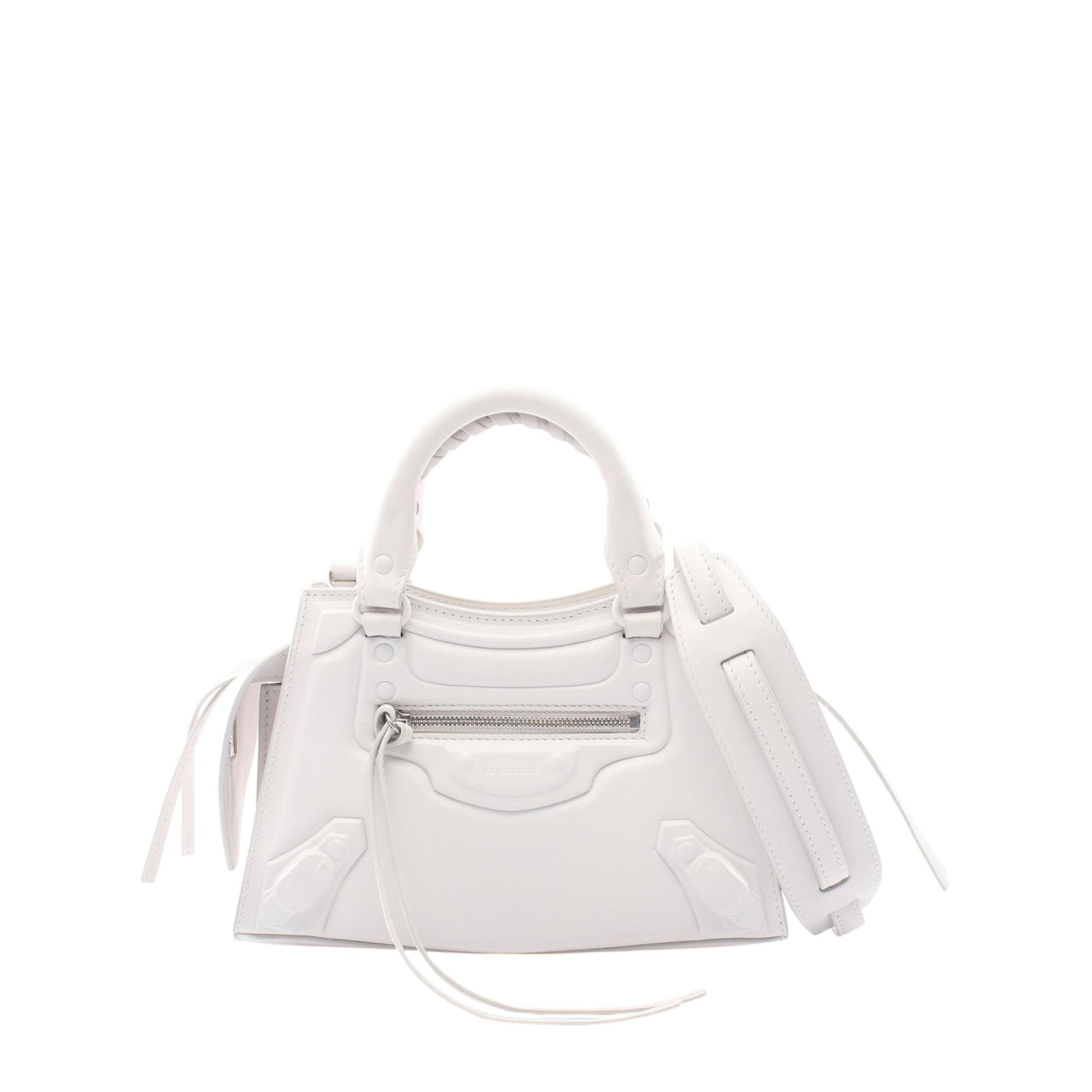 Balenciaga Mini Calfskin Motocross Neo Classic City Satchel