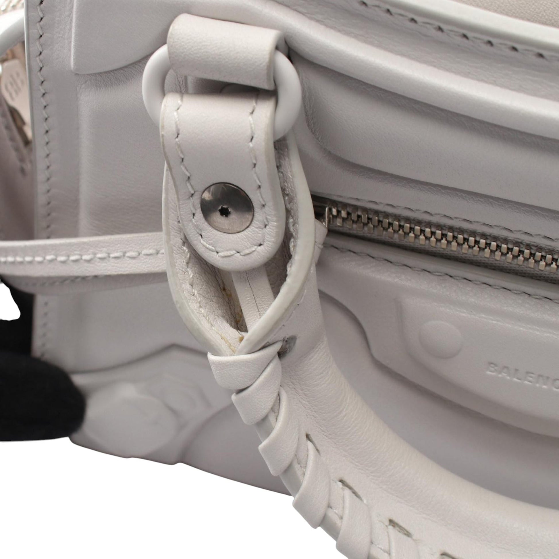 Balenciaga Mini Calfskin Motocross Neo Classic City Satchel