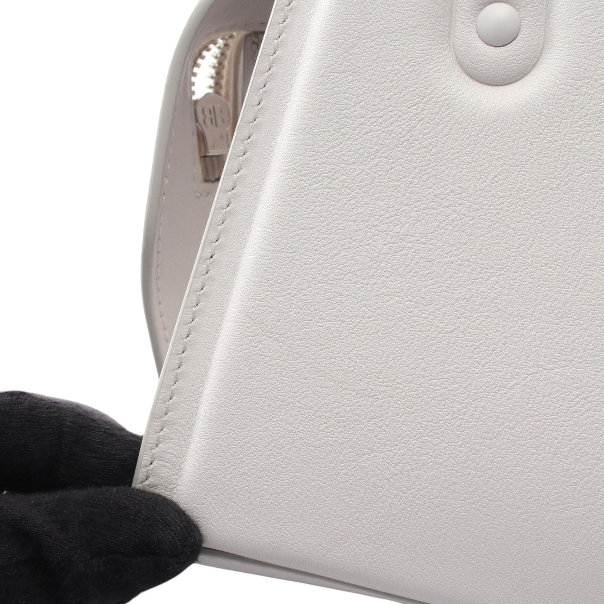 Balenciaga Mini Calfskin Motocross Neo Classic City Satchel