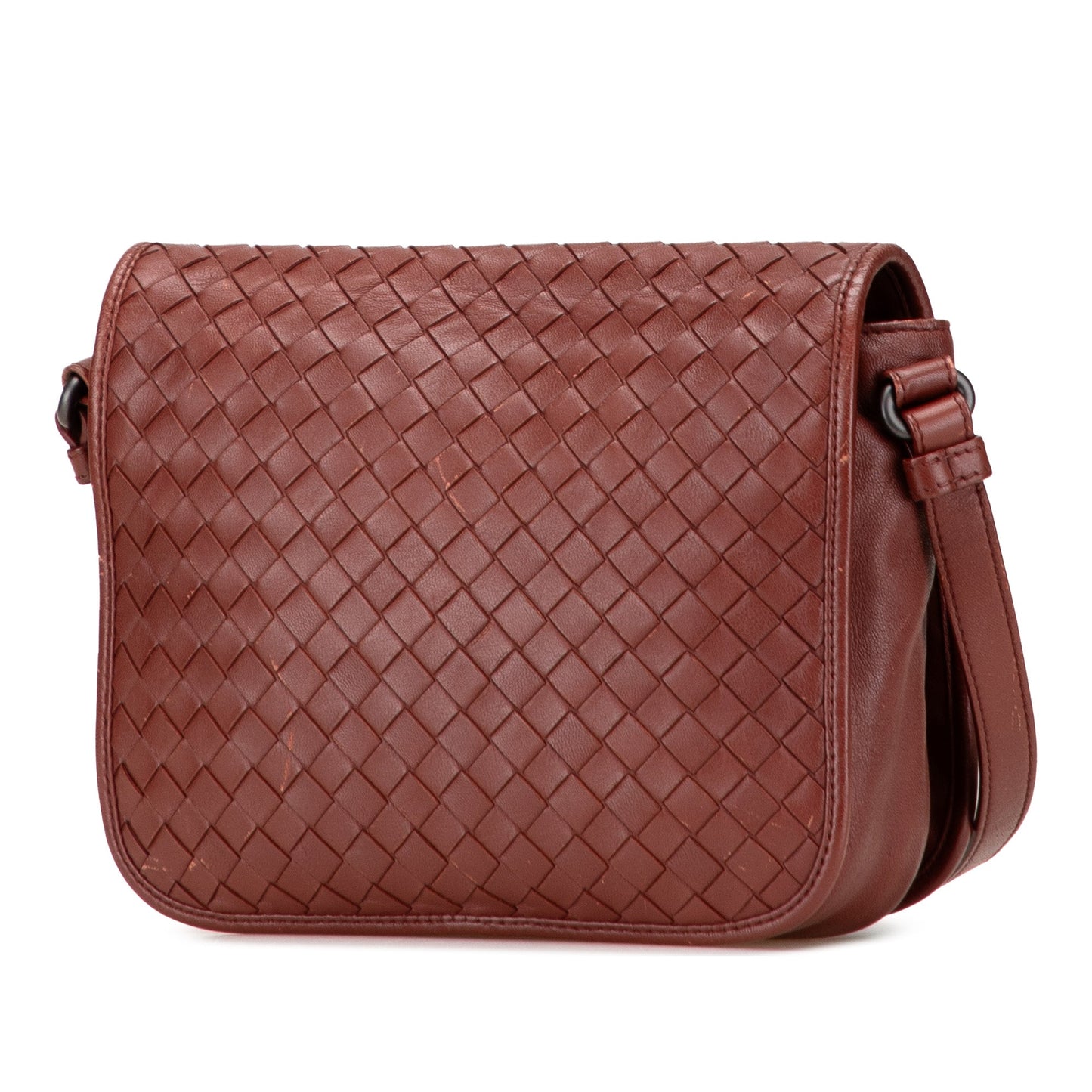 Bottega Veneta Nappa Intrecciato Flap Crossbody