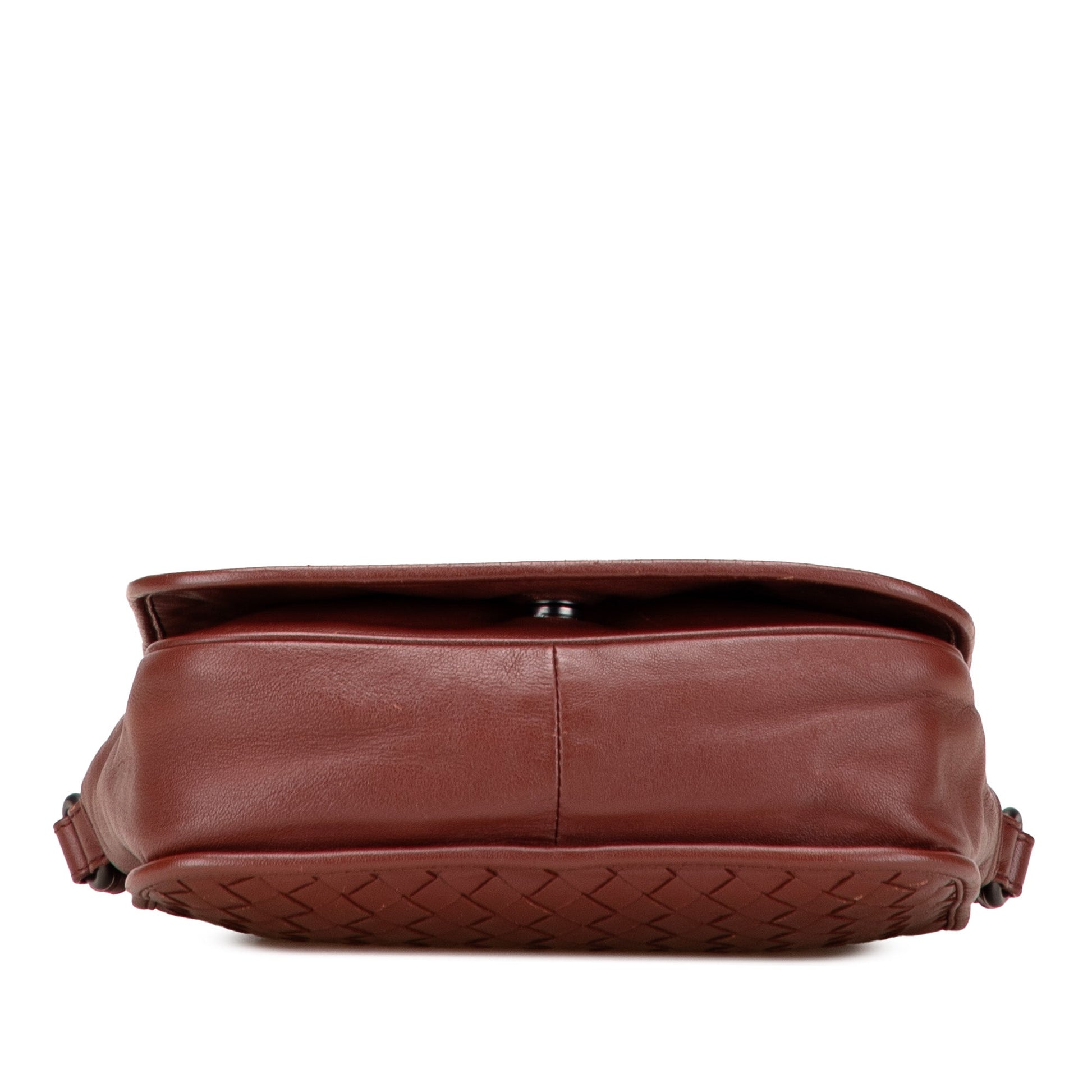 Bottega Veneta Nappa Intrecciato Flap Crossbody