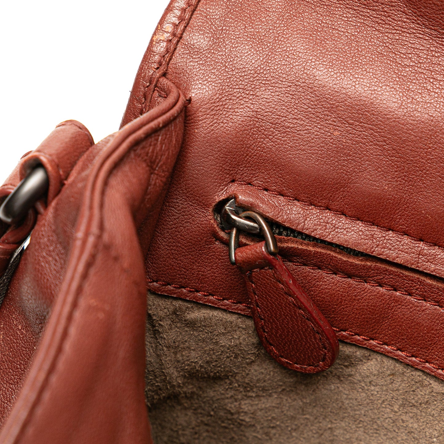Bottega Veneta Nappa Intrecciato Flap Crossbody