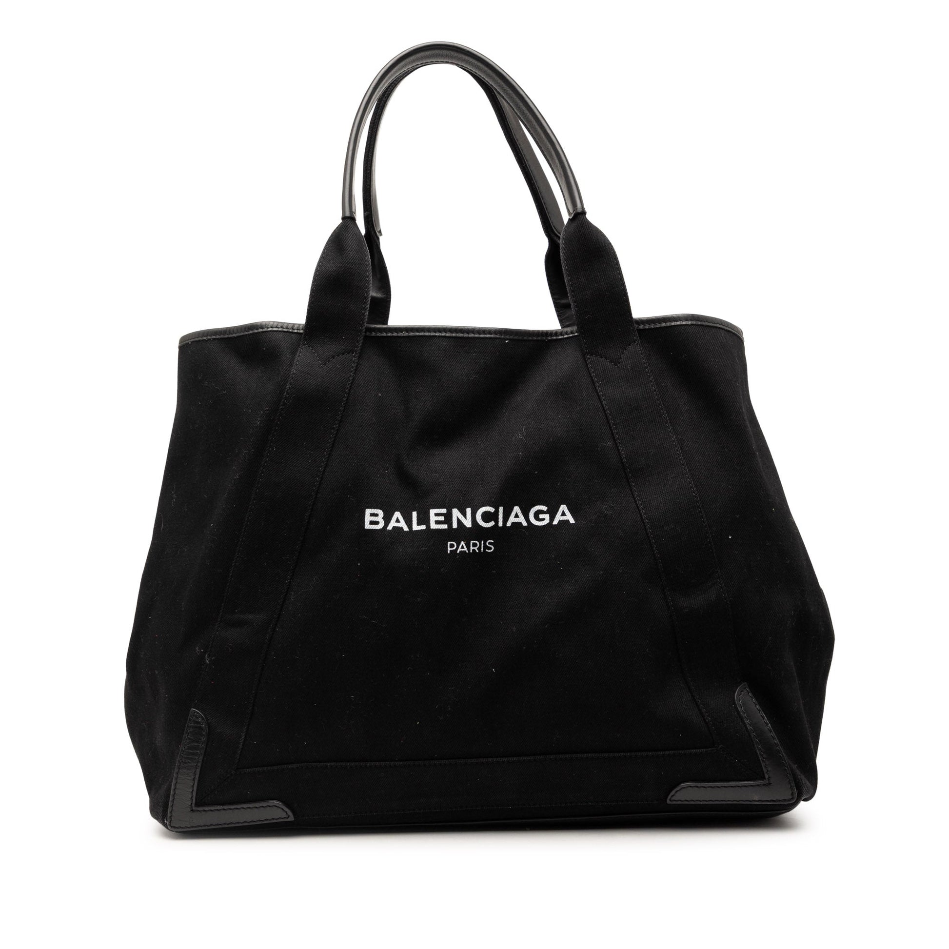 Balenciaga Denim Navy Cabas Tote M