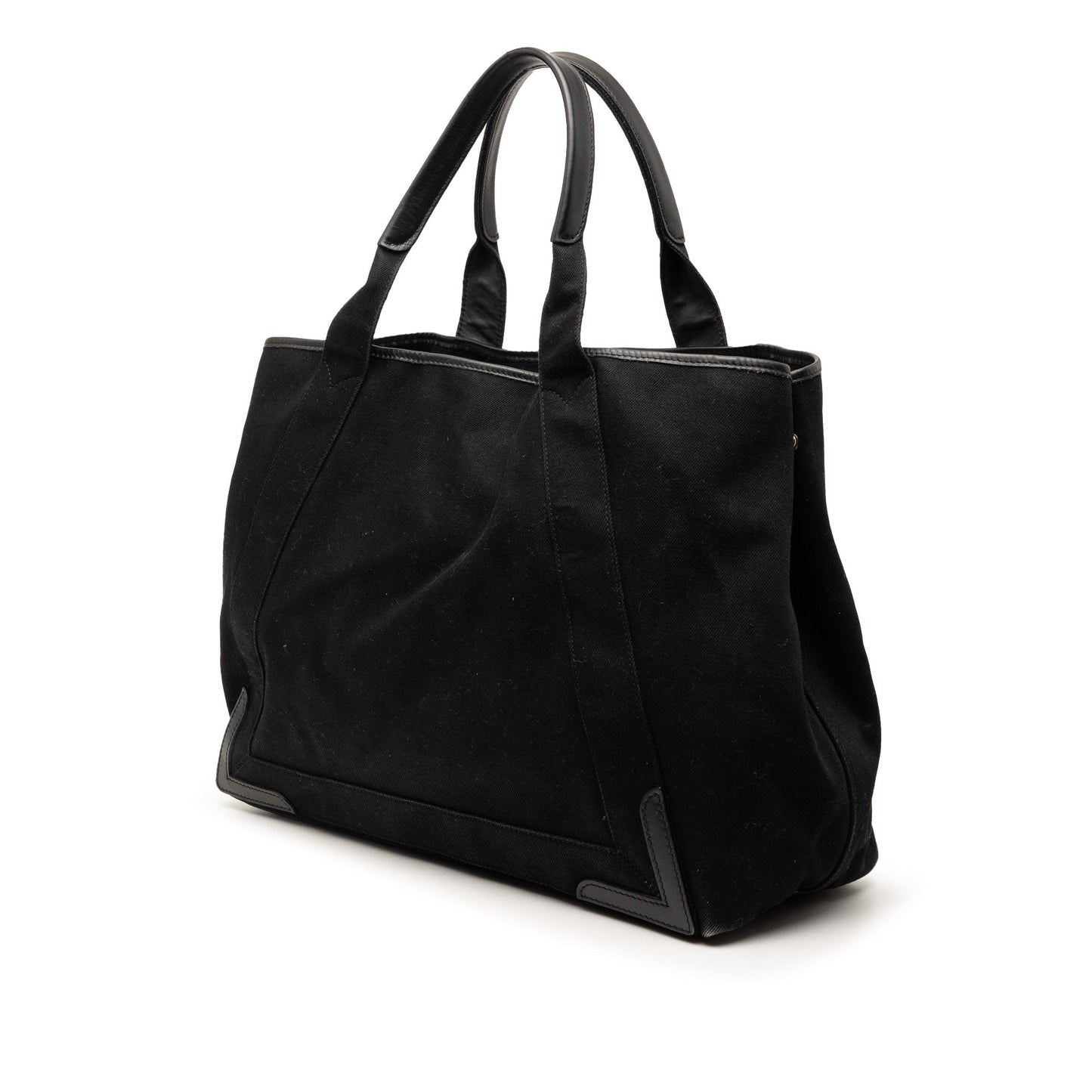 Balenciaga Denim Navy Cabas Tote M