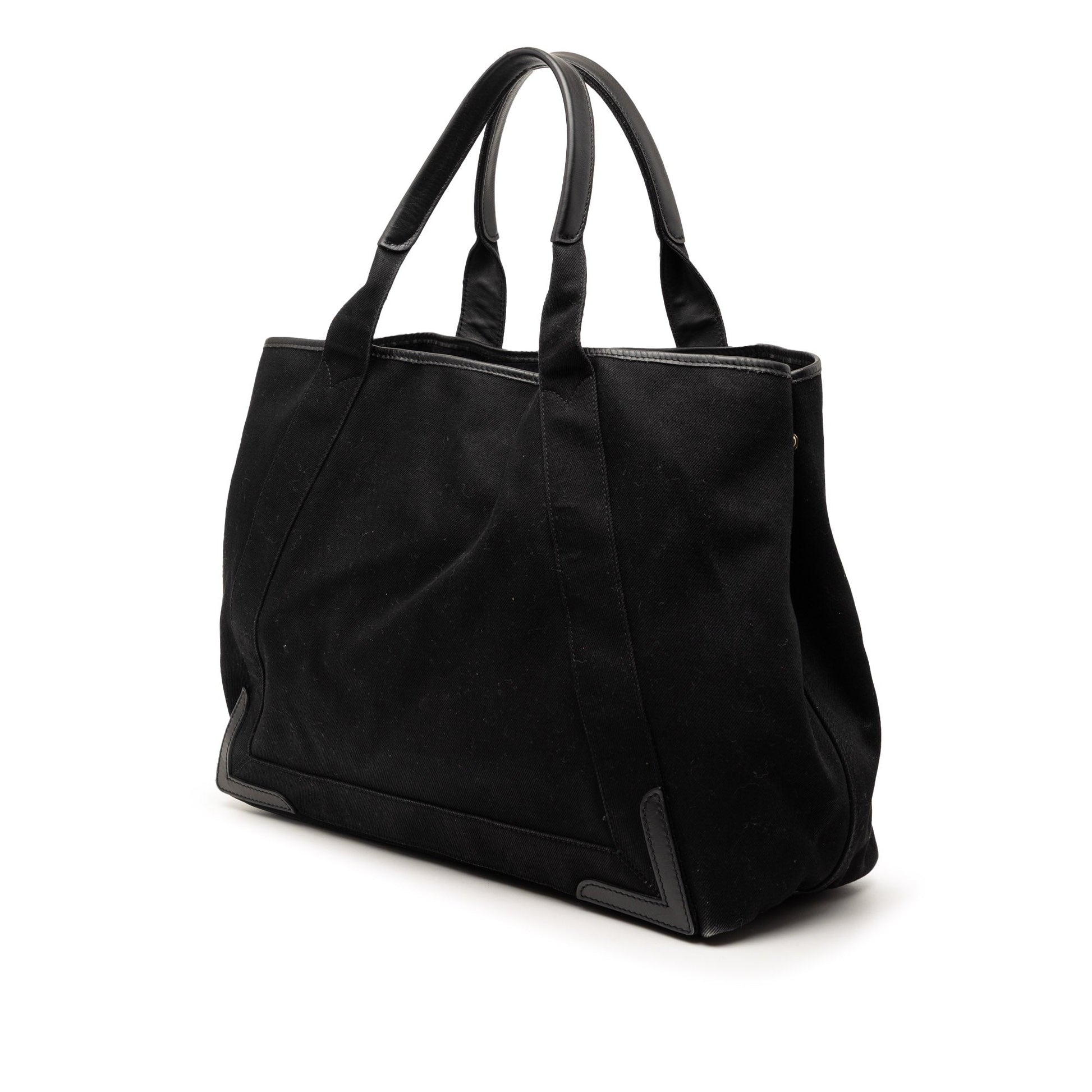 Balenciaga Denim Navy Cabas Tote M