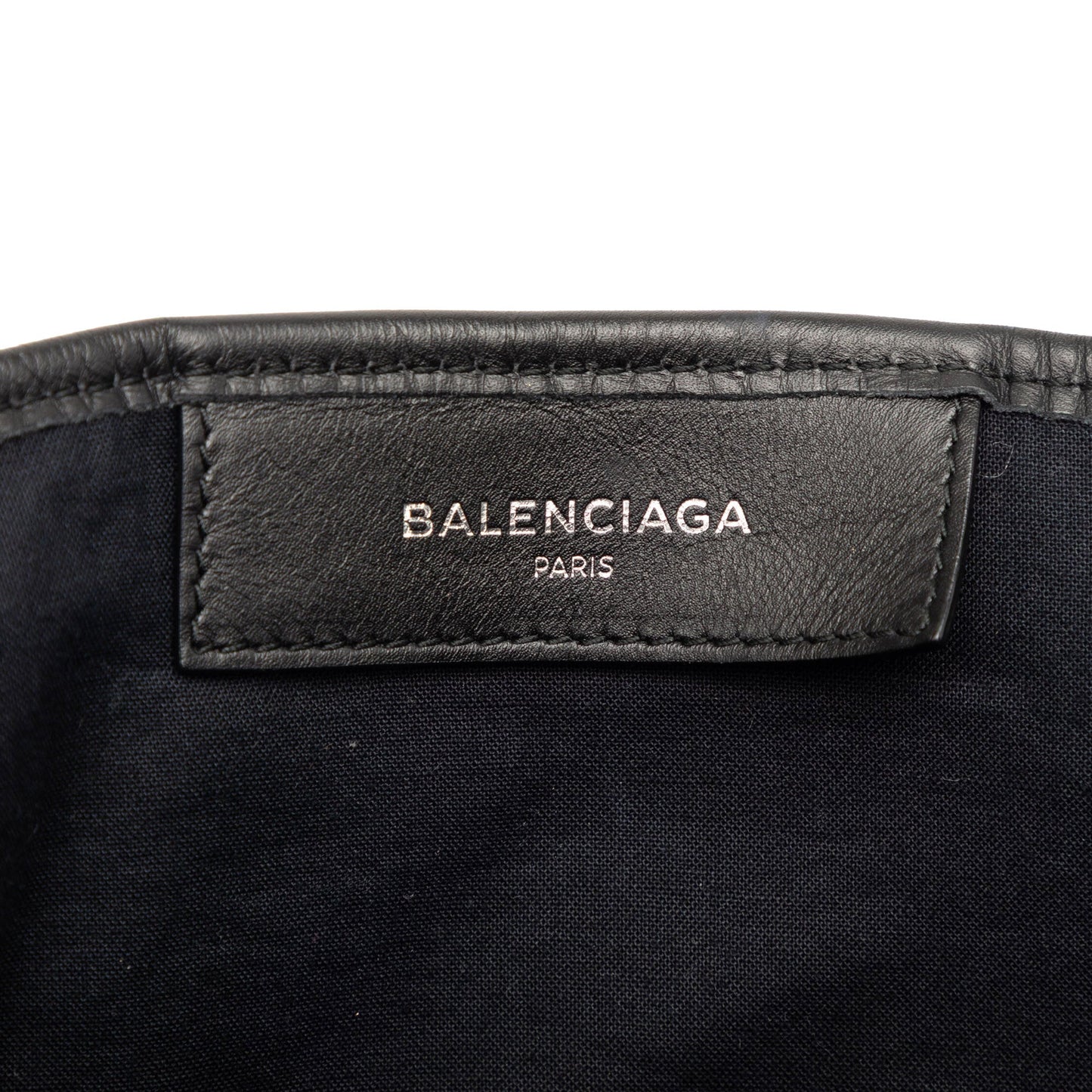 Balenciaga Denim Navy Cabas Tote M