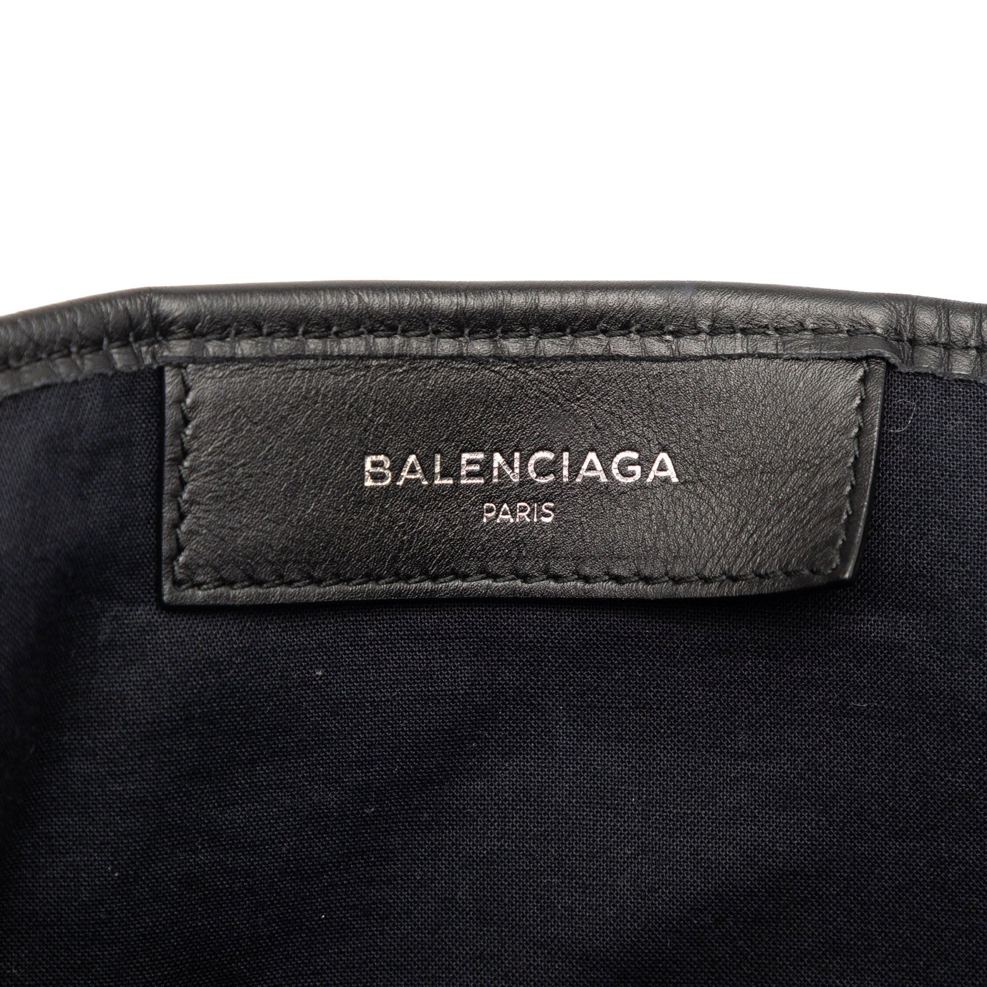 Balenciaga Denim Navy Cabas Tote M