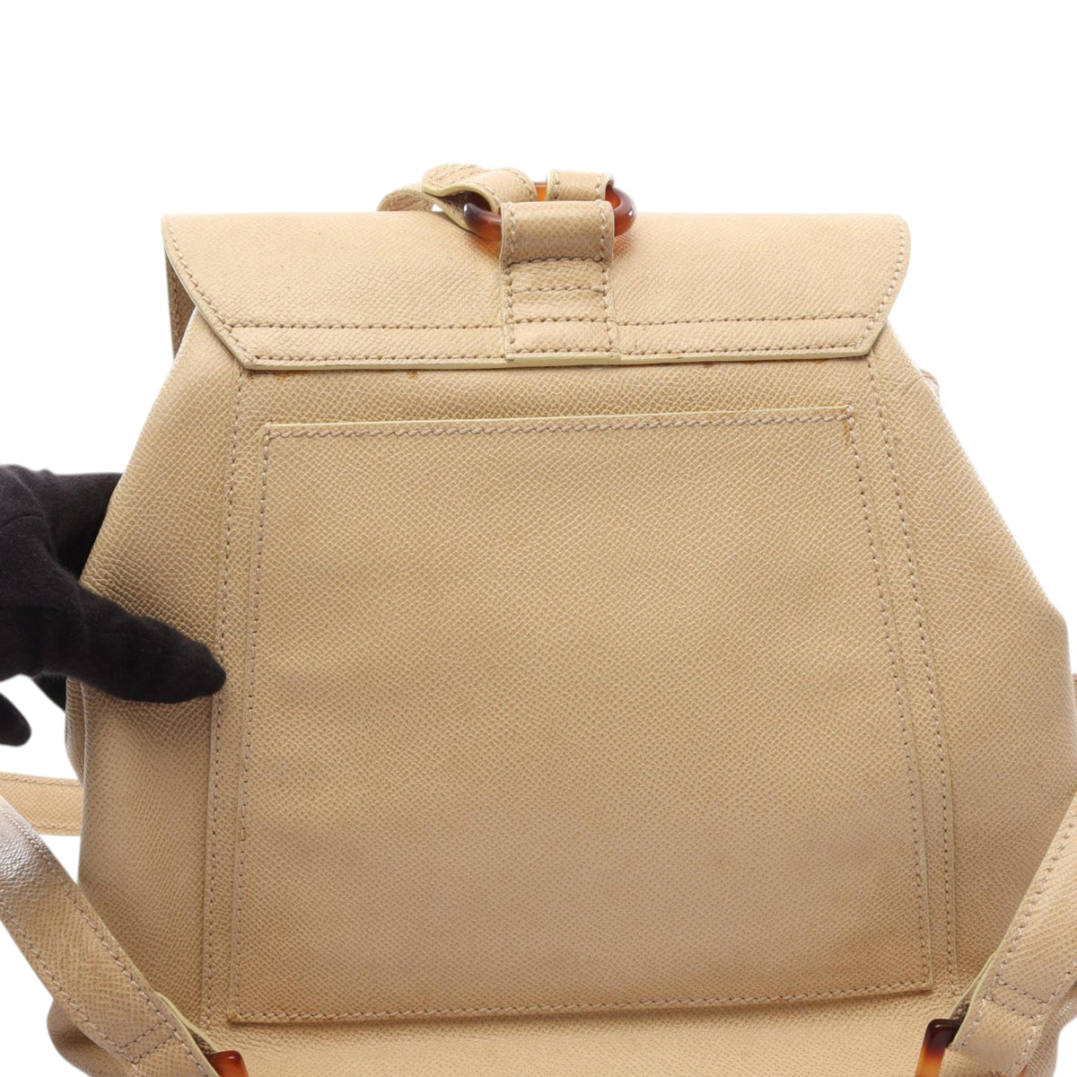 Chanel CC Grained Calfskin Backpack
