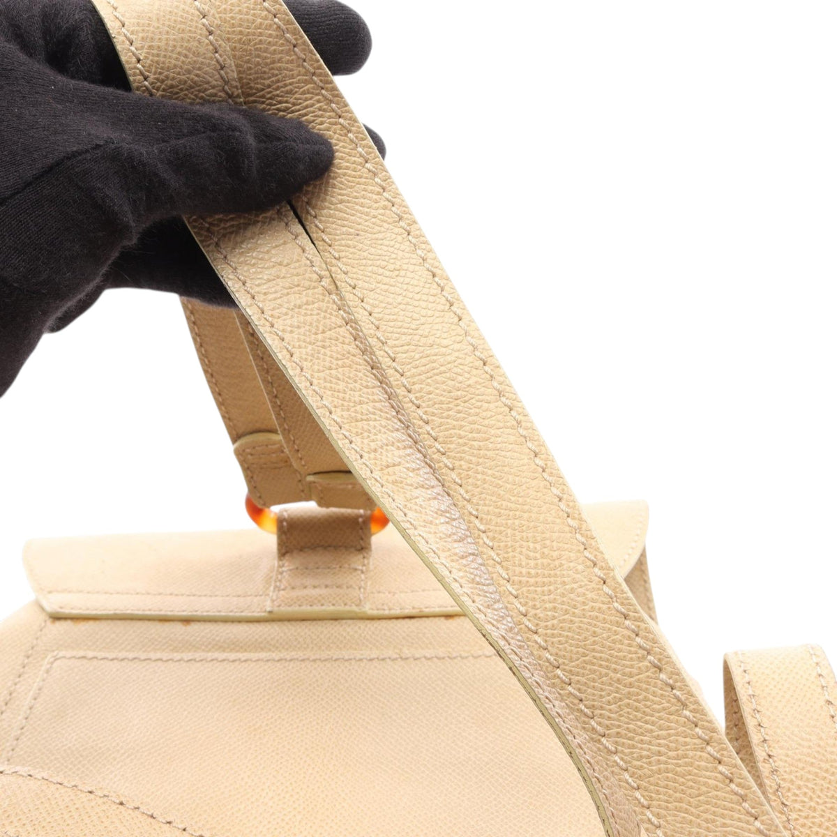 Chanel CC Grained Calfskin Backpack